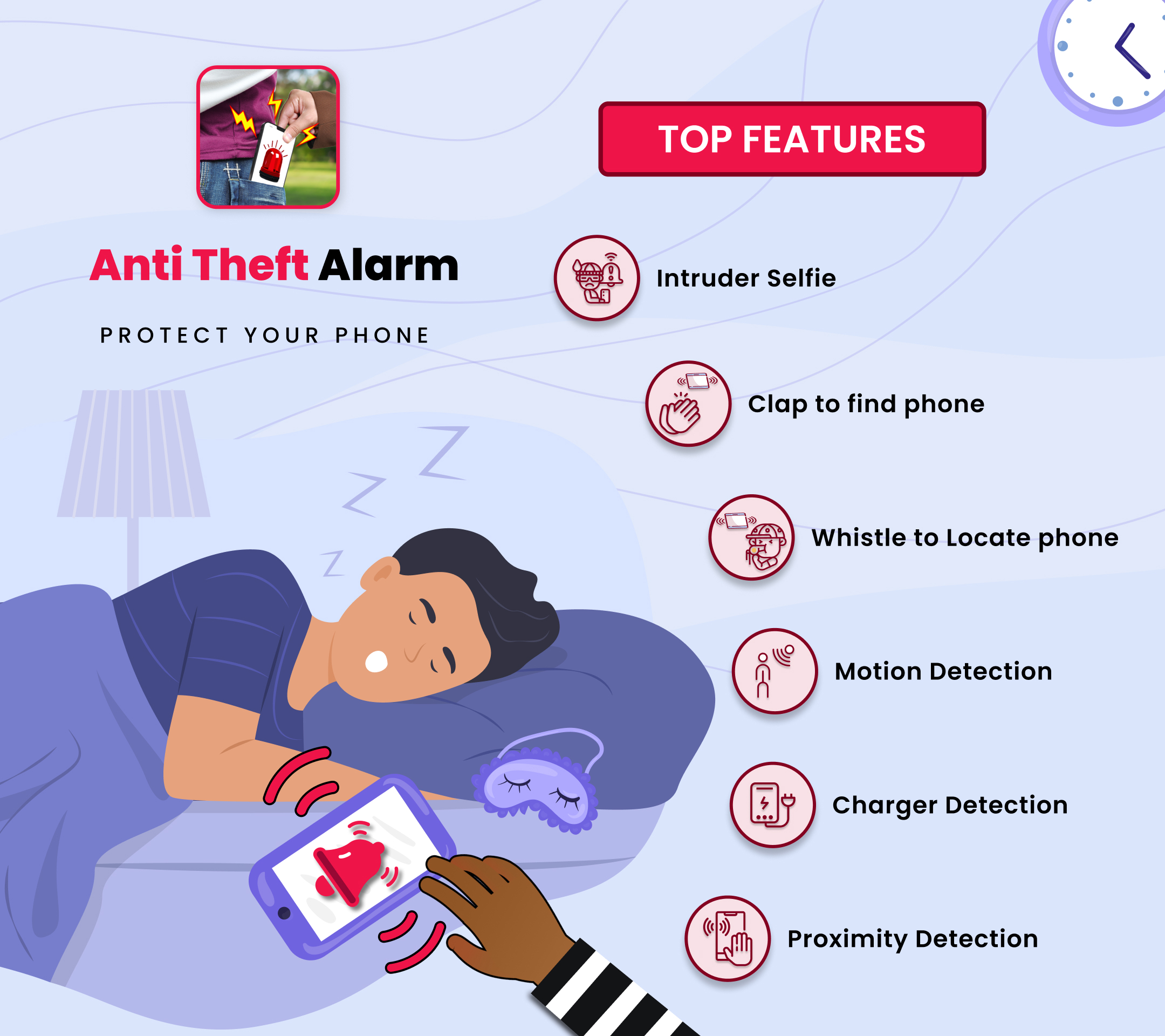 اسکرین شات 1 برنامه Anti Theft Alarm Find My Phone