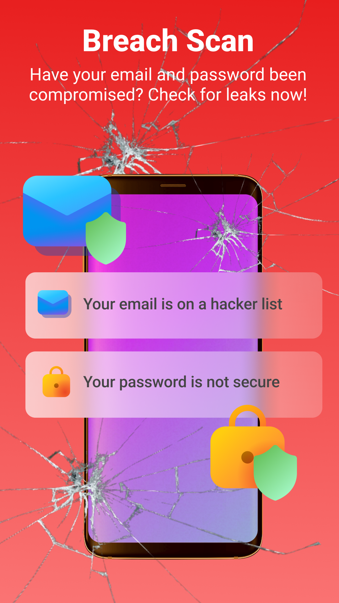 اسکرین شات 2 برنامه Antivirus& Virus Cleaner, Lock