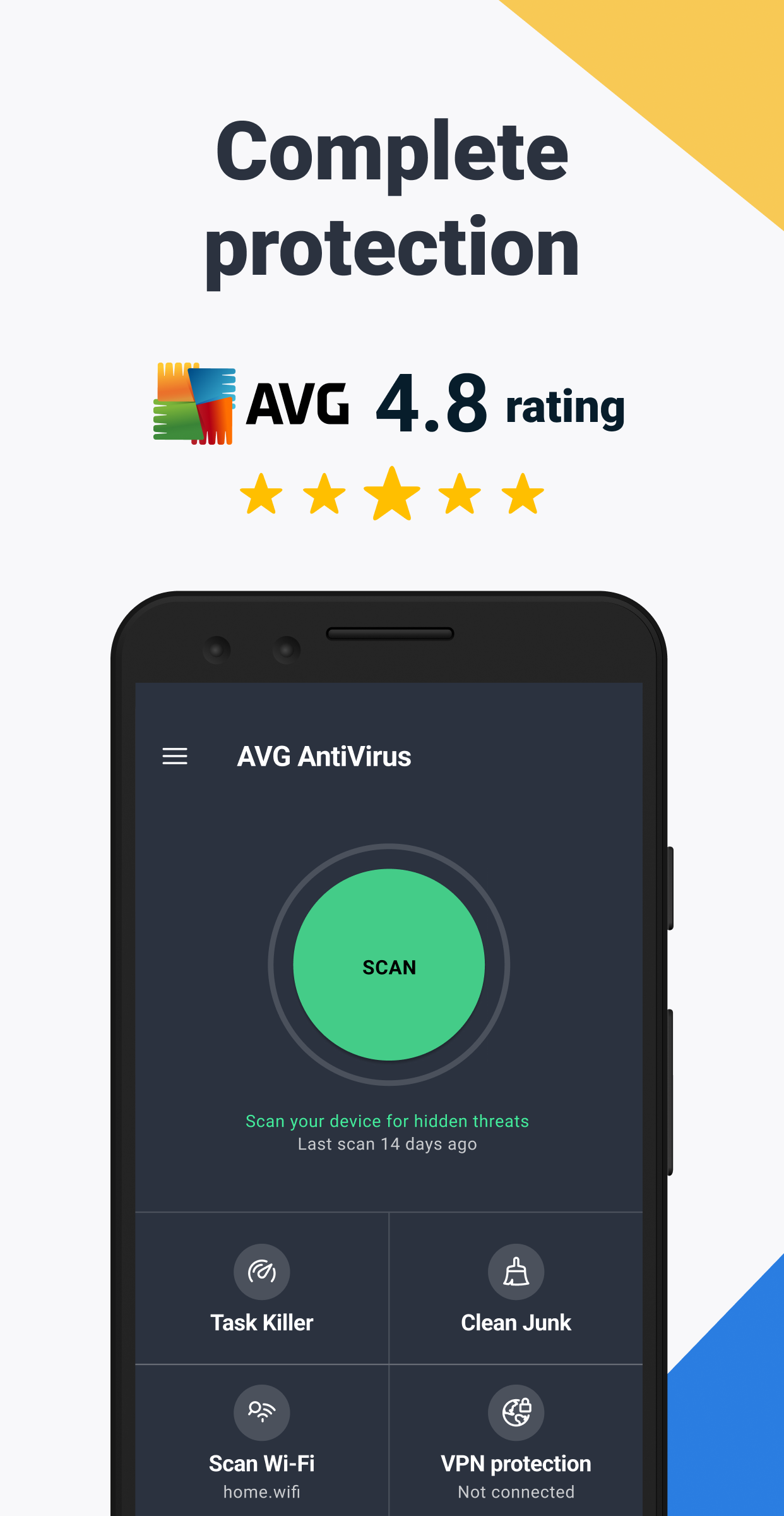 اسکرین شات 1 برنامه AVG AntiVirus & Security