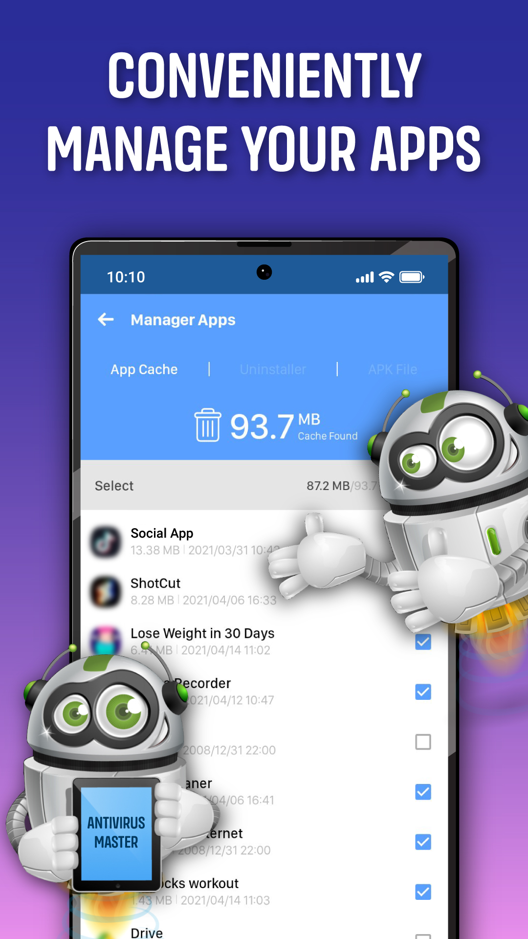 اسکرین شات 4 برنامه Antivirus: Virus Cleaner, Lock