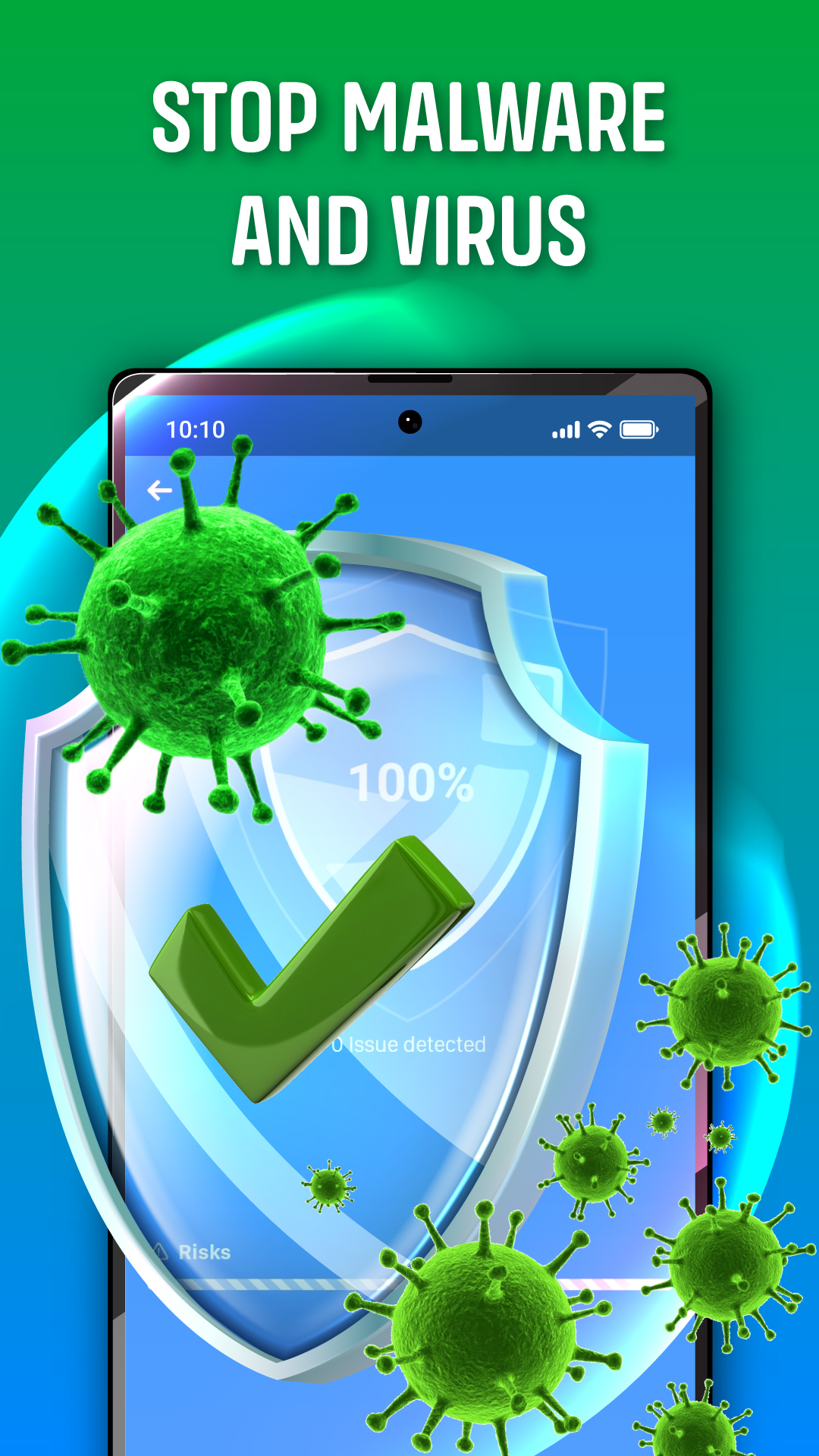 اسکرین شات 1 برنامه Antivirus: Virus Cleaner, Lock