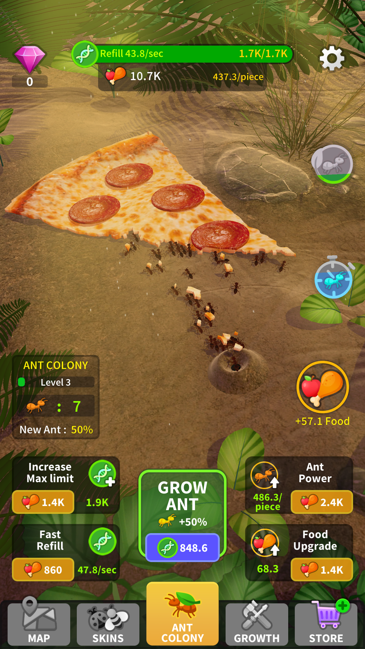 اسکرین شات 1 بازی Little Ant Colony - Idle Game