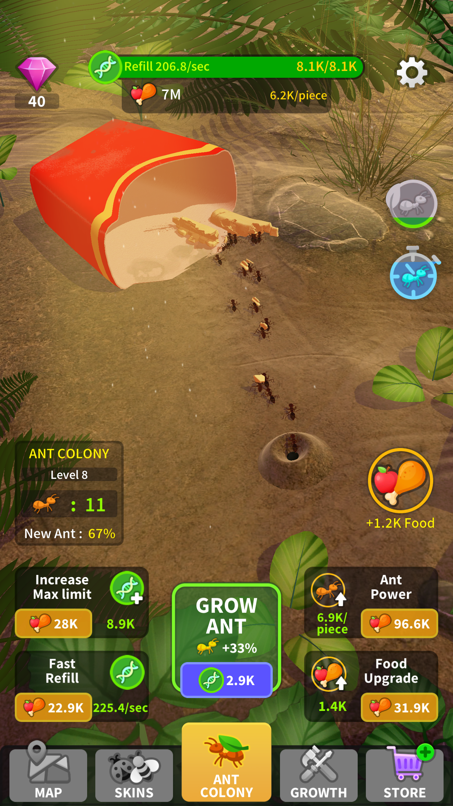 اسکرین شات 5 بازی Little Ant Colony - Idle Game