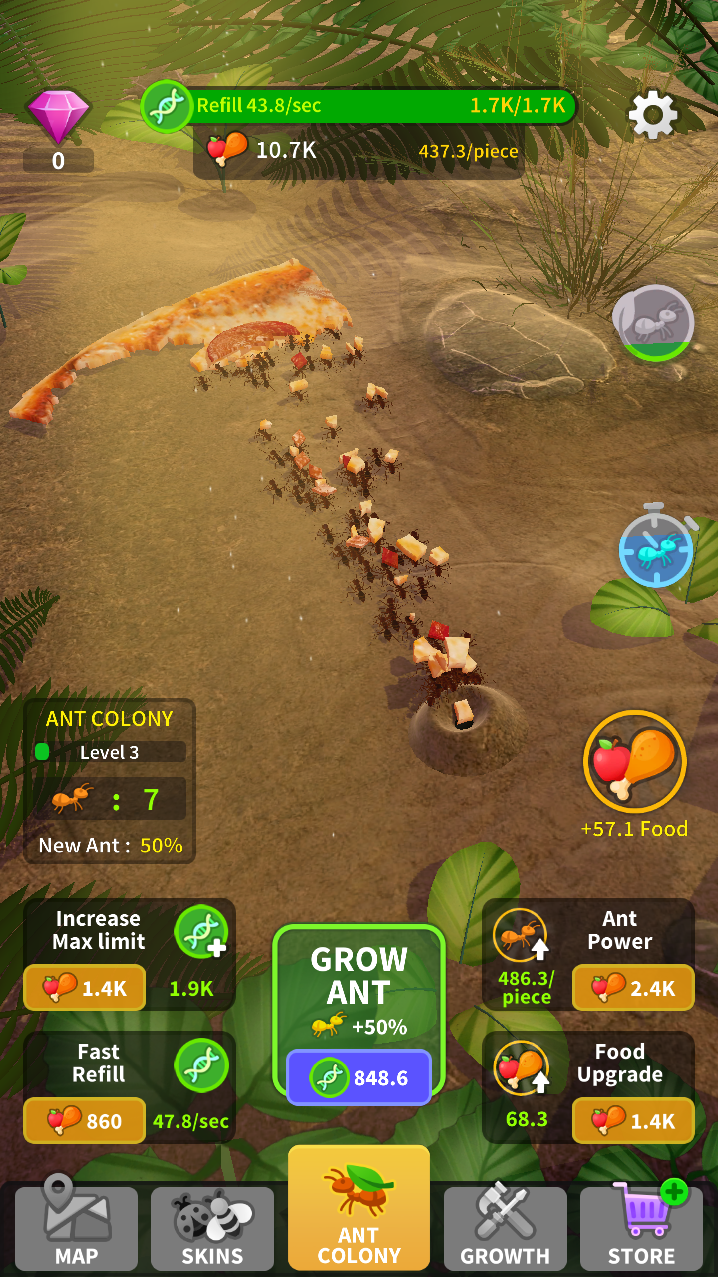 اسکرین شات 3 بازی Little Ant Colony - Idle Game