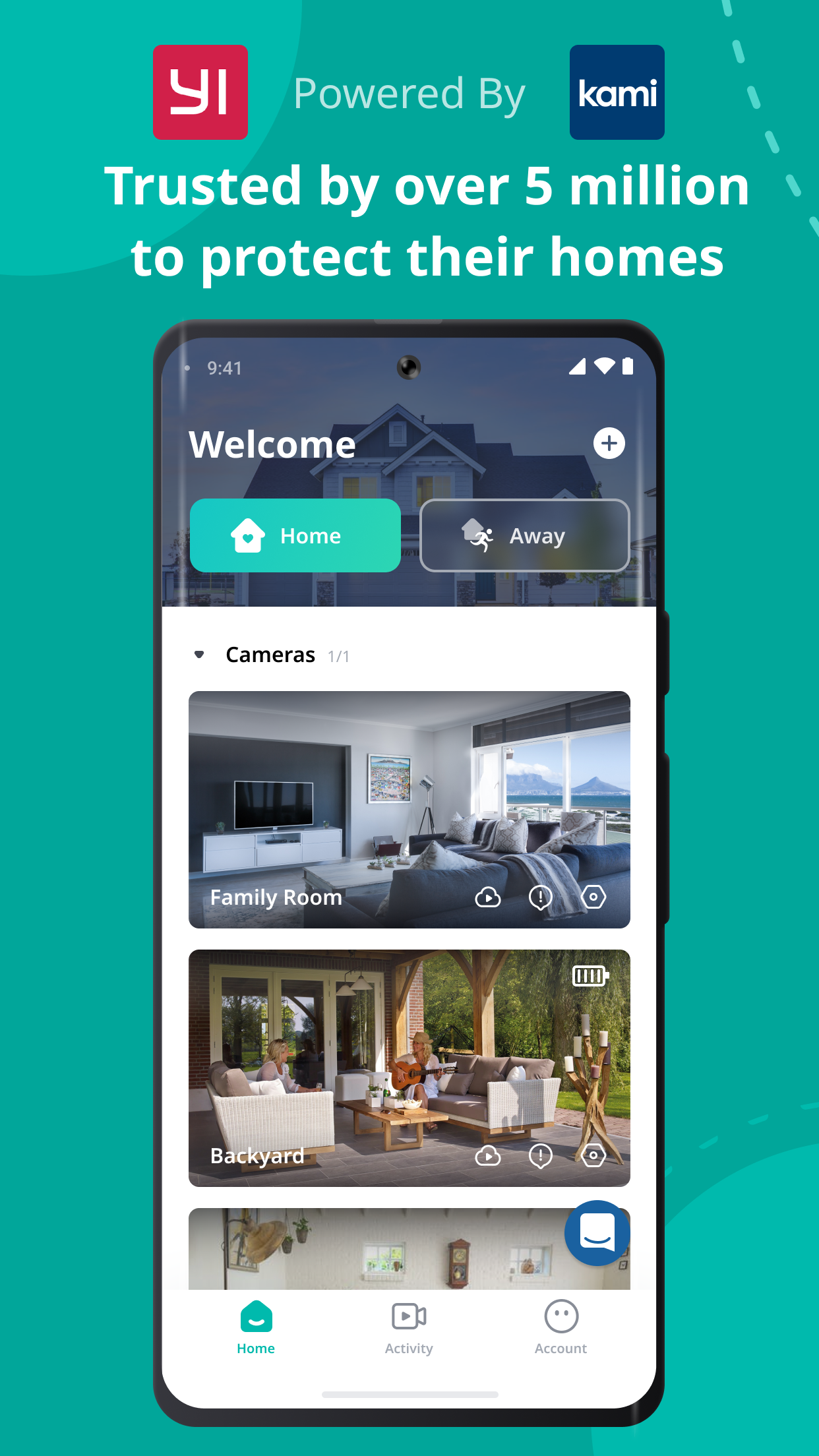 اسکرین شات 1 برنامه Yi Home