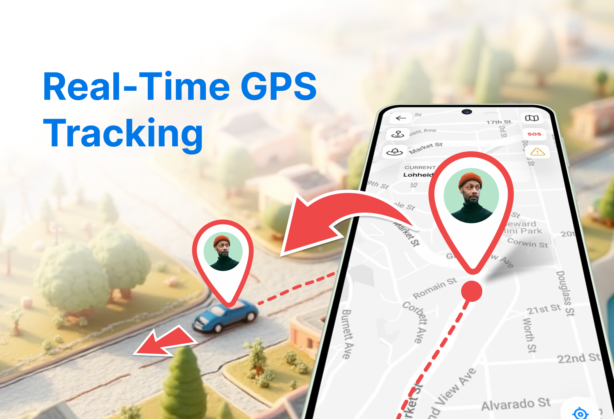 اسکرین شات 3 برنامه GPS Location Tracker for Phone