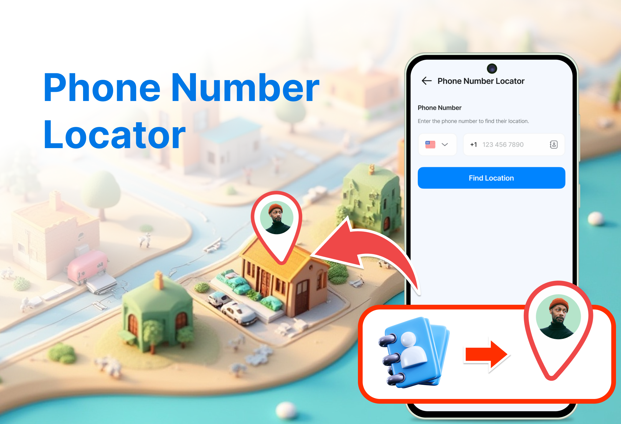 اسکرین شات 4 برنامه GPS Location Tracker for Phone