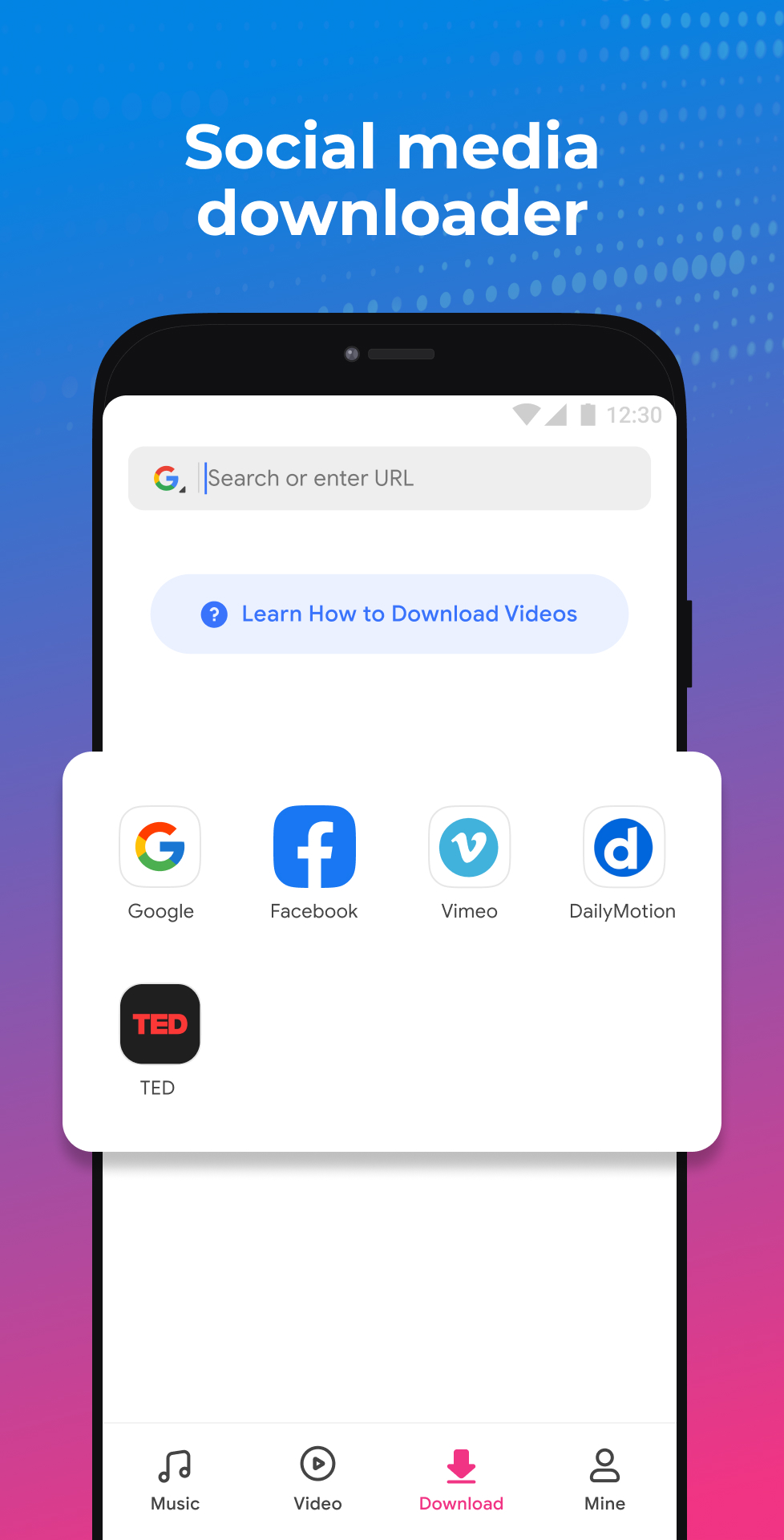 اسکرین شات 2 برنامه AnyPlay - Video Downloader