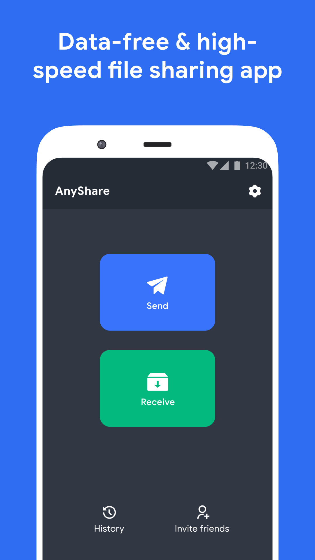 اسکرین شات 1 برنامه AnyShare - Share Files