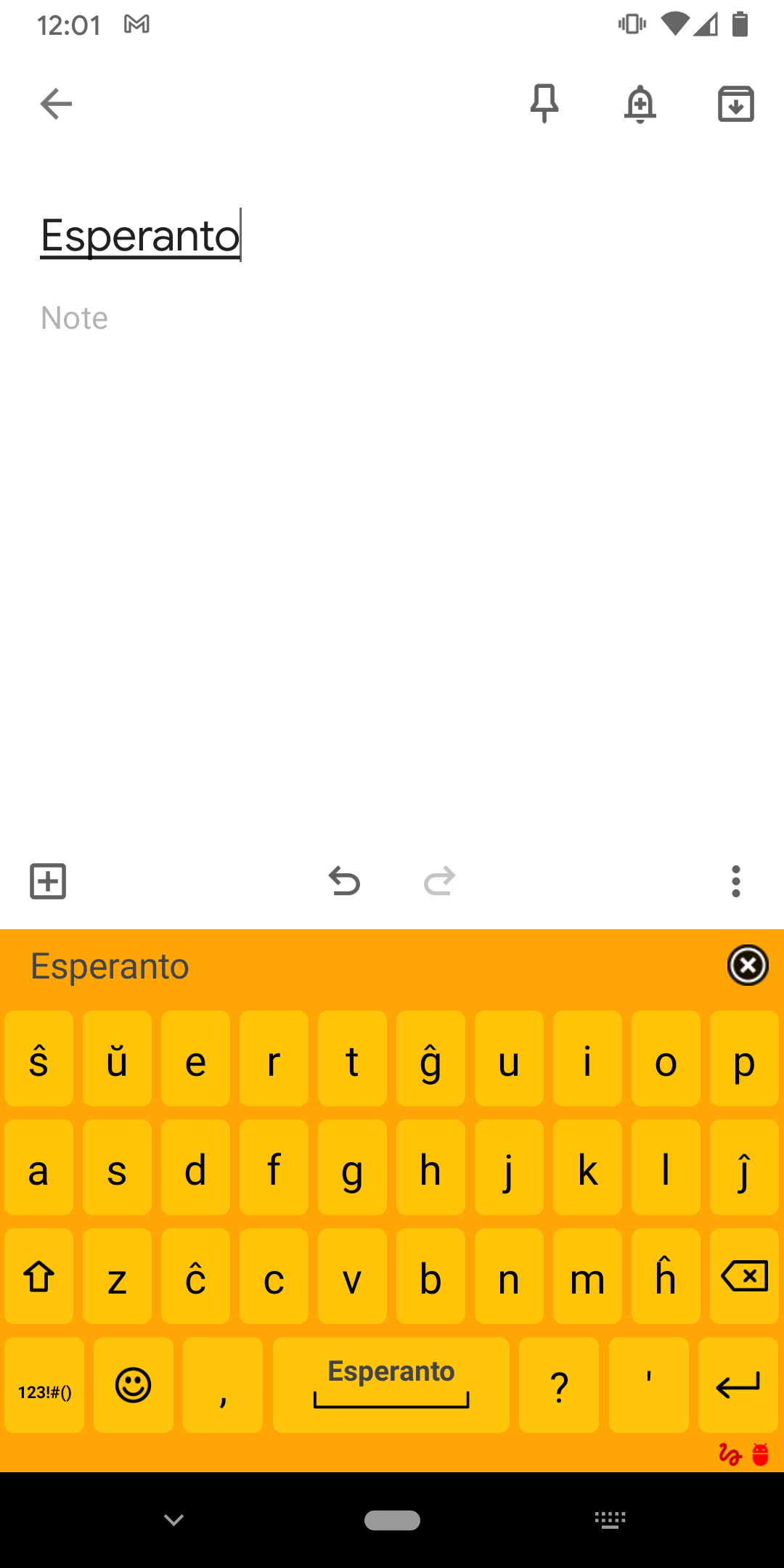 اسکرین شات 1 برنامه Esperanto Language Pack