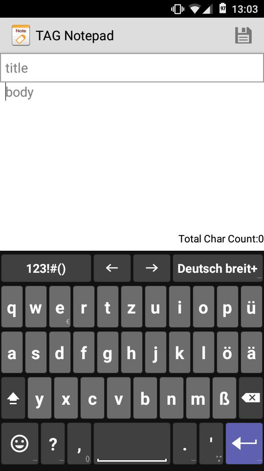 اسکرین شات 2 برنامه German for AnySoftKeyboard