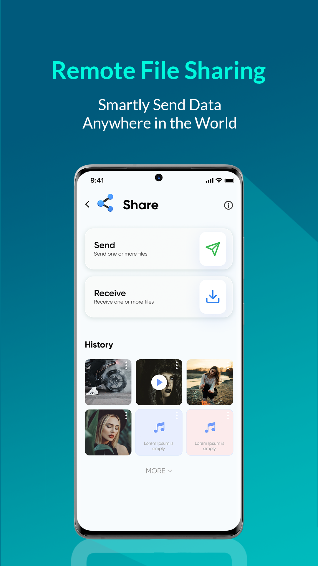 اسکرین شات 4 برنامه Smart Transfer: File Sharing