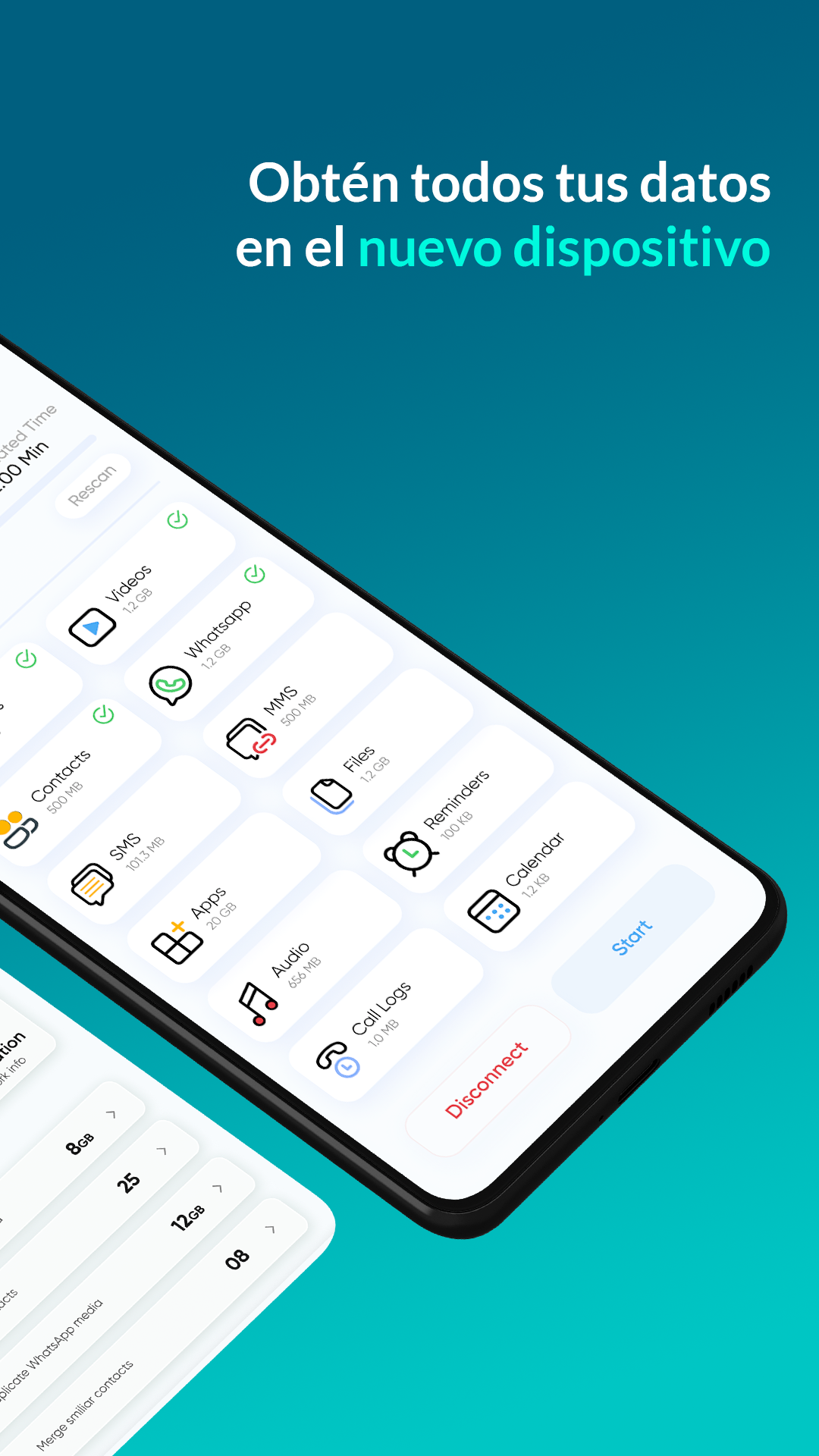 اسکرین شات 2 برنامه Smart Transfer: CompartirApp