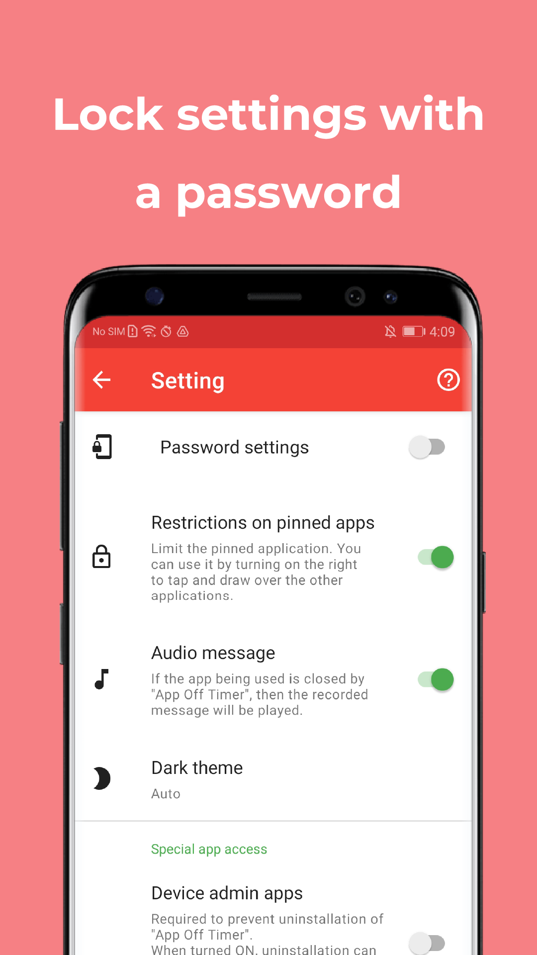 اسکرین شات 8 برنامه App Off Timer: Limit App Usage