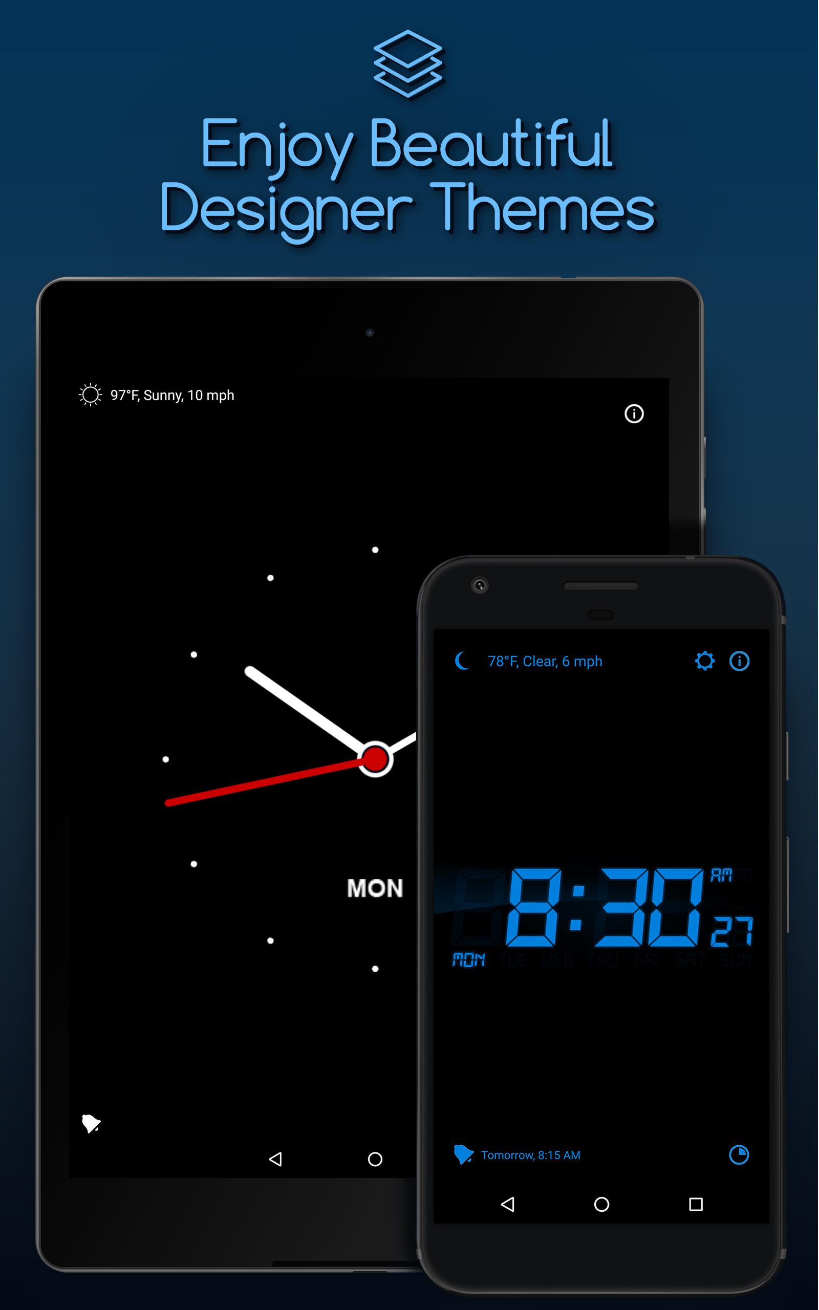 اسکرین شات 5 برنامه Alarm Clock for Me