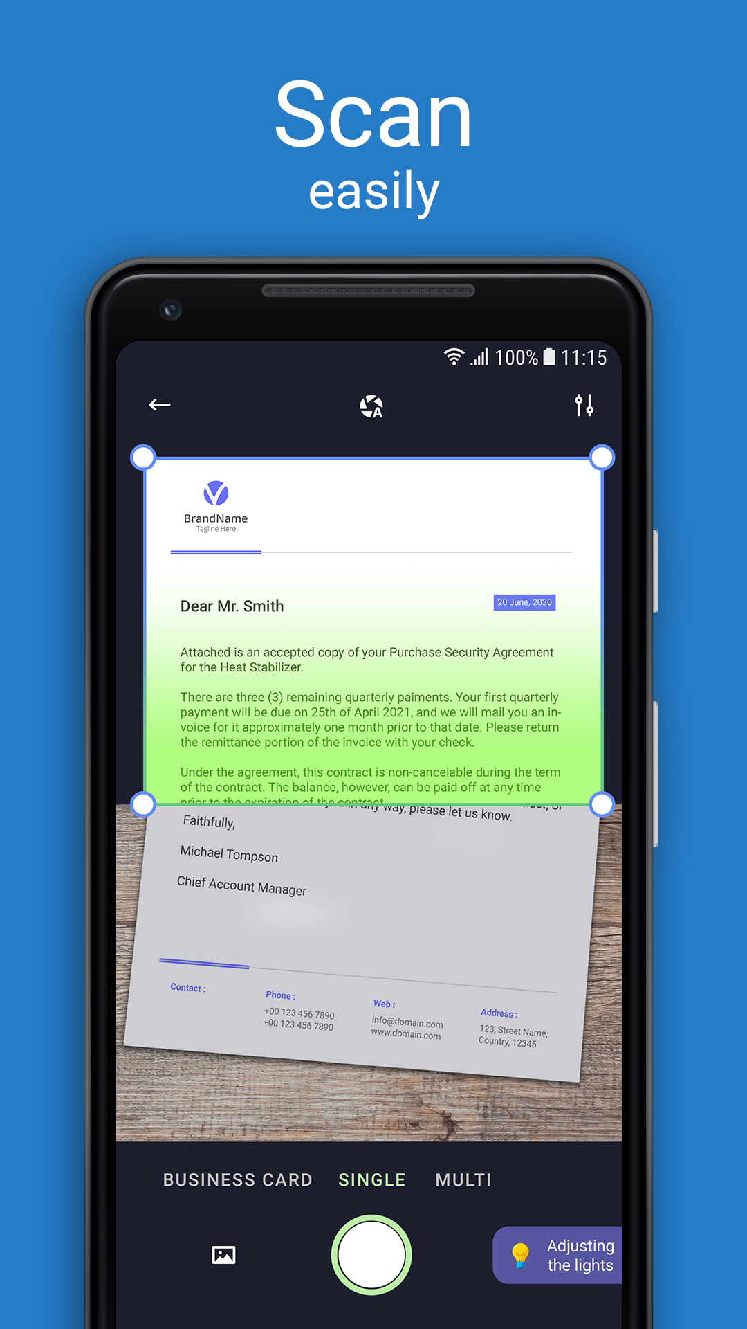 اسکرین شات 1 برنامه Scan Hero: Scanner App