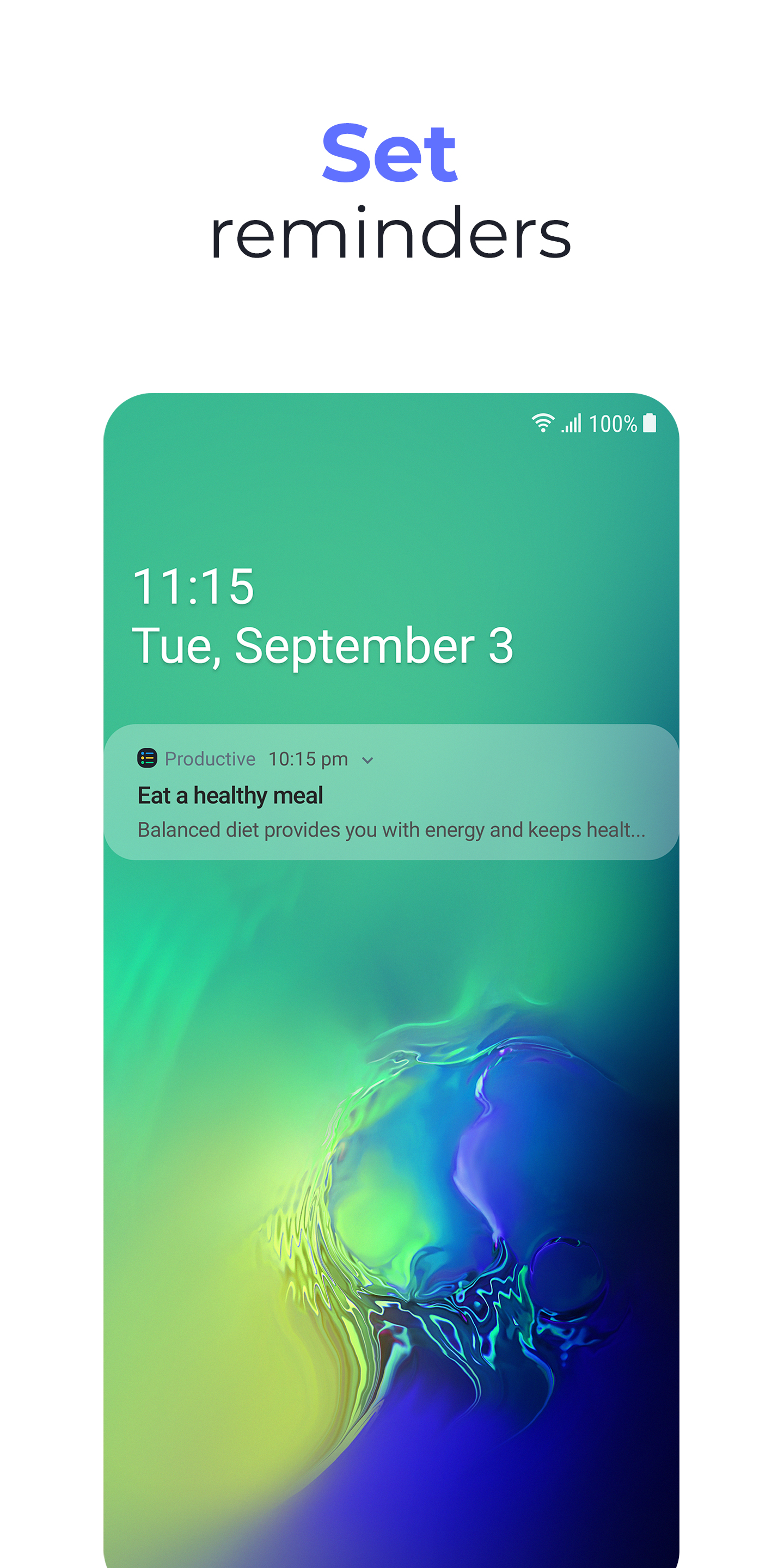 اسکرین شات 5 برنامه Productive - Habit tracker