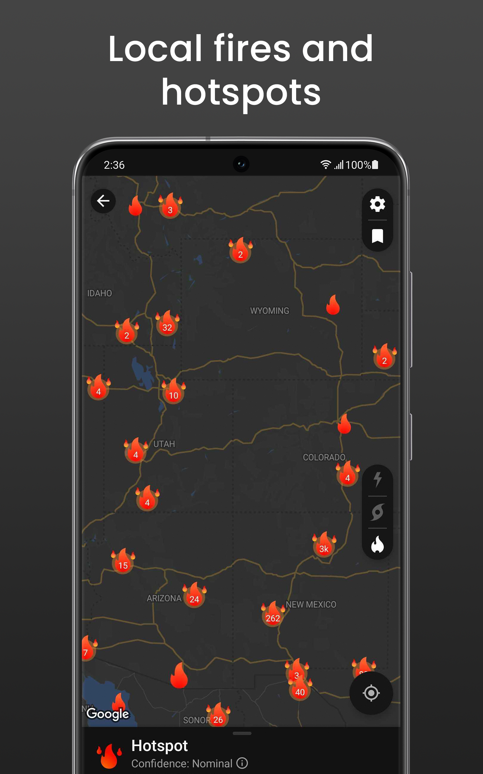 اسکرین شات 6 برنامه Clime: NOAA Weather Radar Live