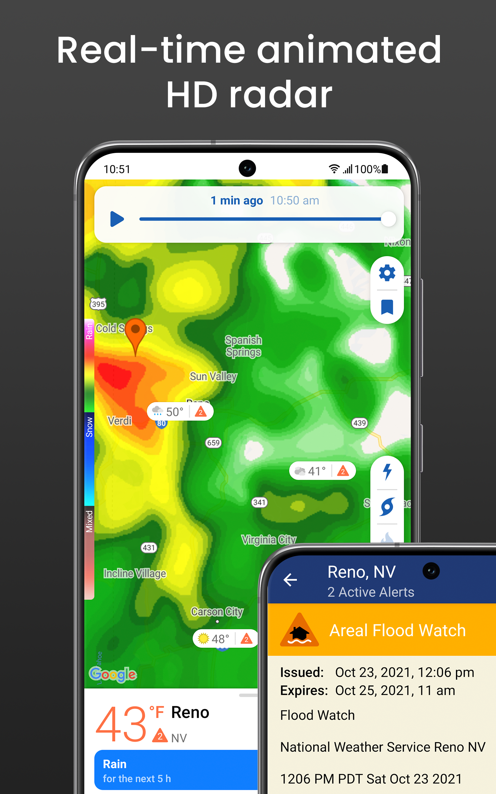اسکرین شات 3 برنامه Clime: NOAA Weather Radar Live