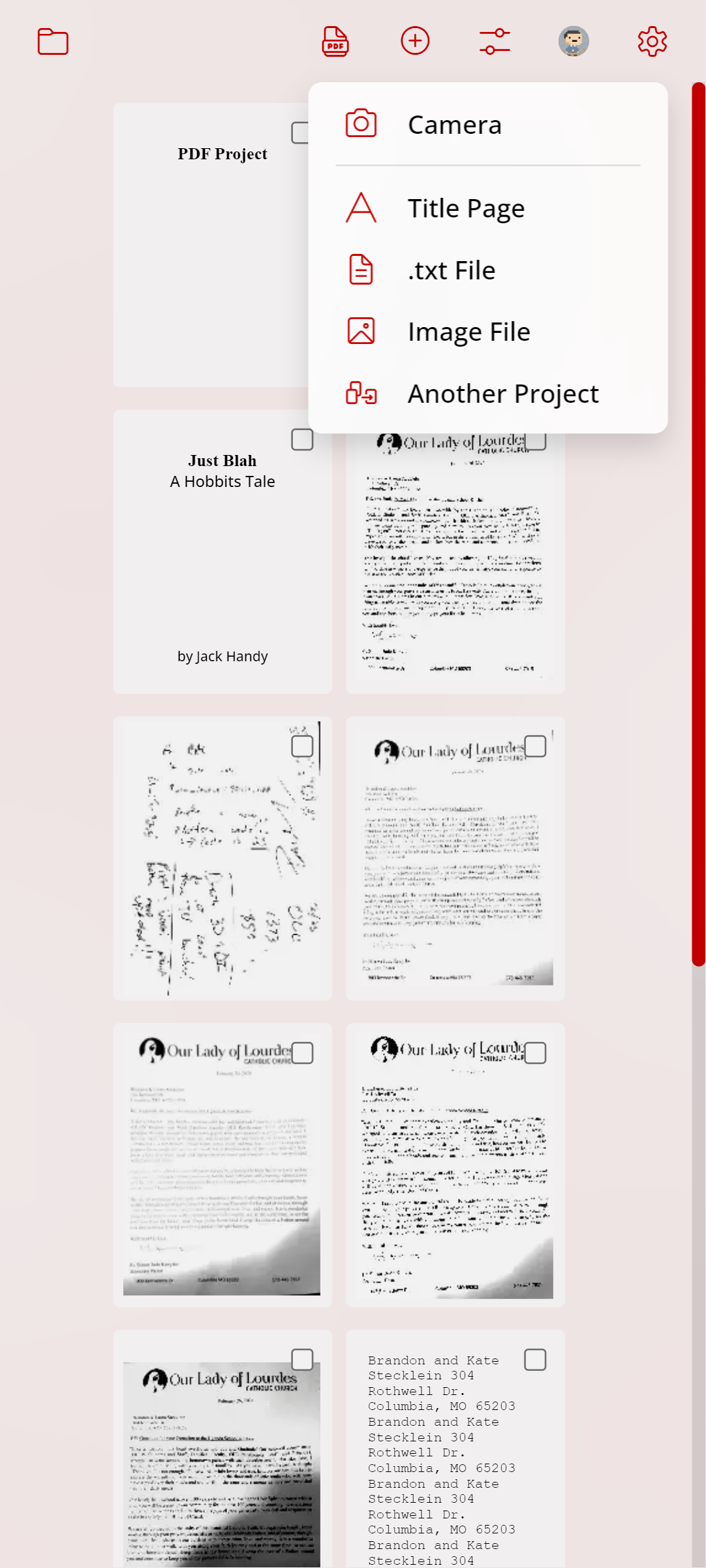 اسکرین شات 2 برنامه PDF Document Scanner