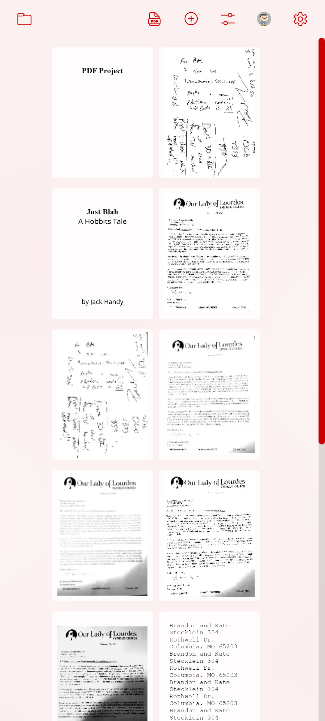 اسکرین شات 1 برنامه PDF Document Scanner