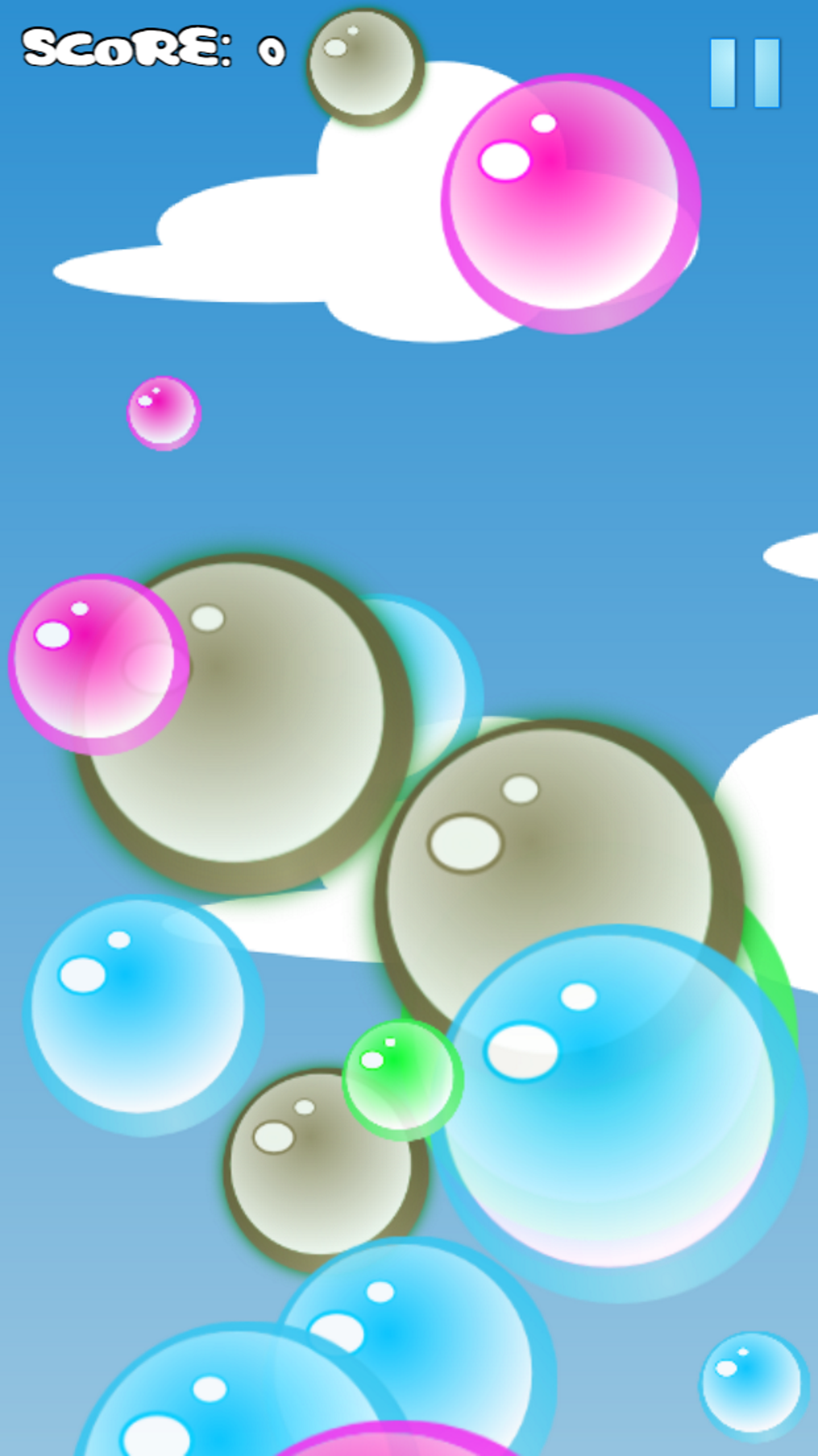 اسکرین شات 1 بازی Popping Bubbles