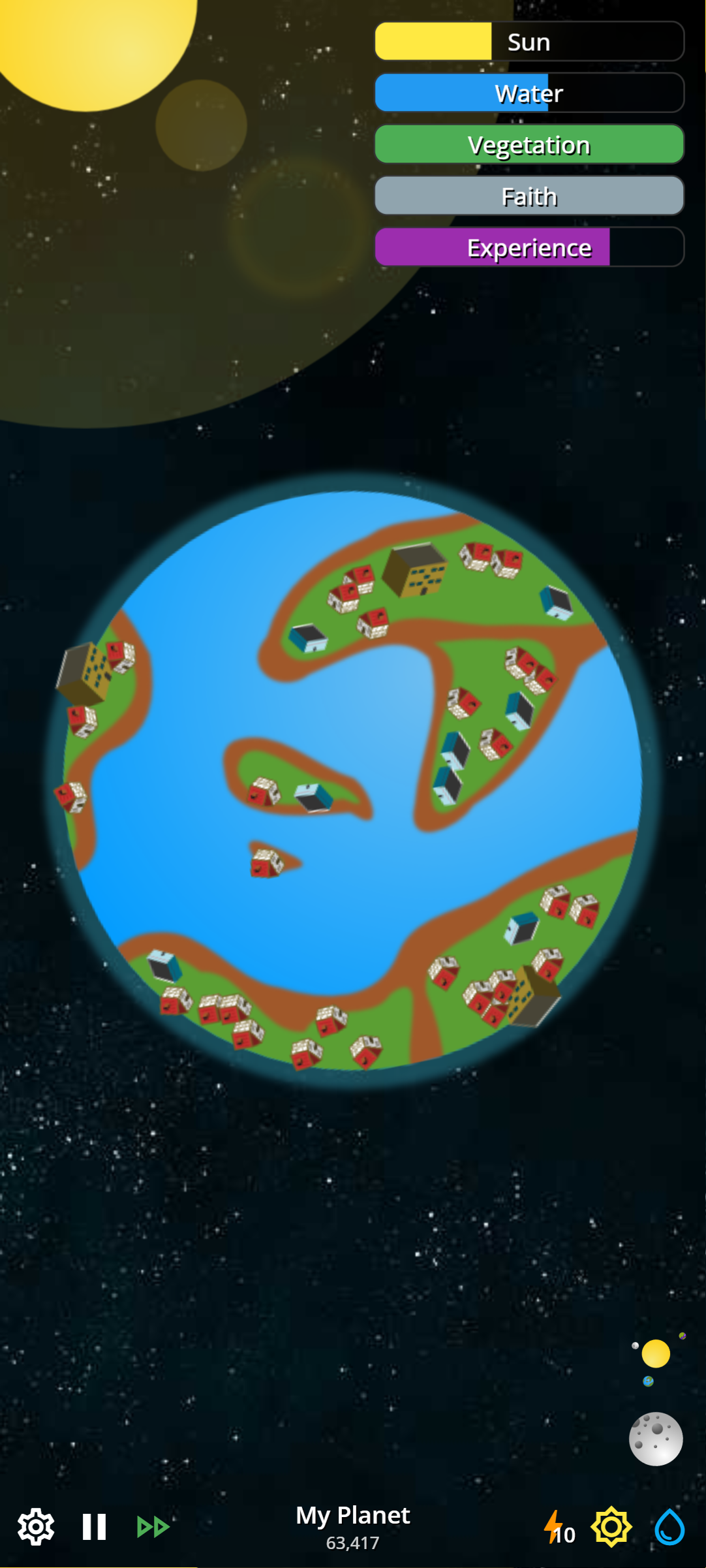 اسکرین شات 1 بازی My Planet
