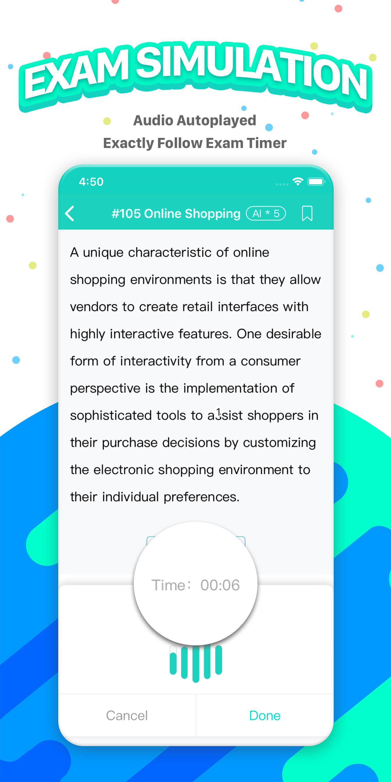 اسکرین شات 3 برنامه PTE Exam Practice - APEUni