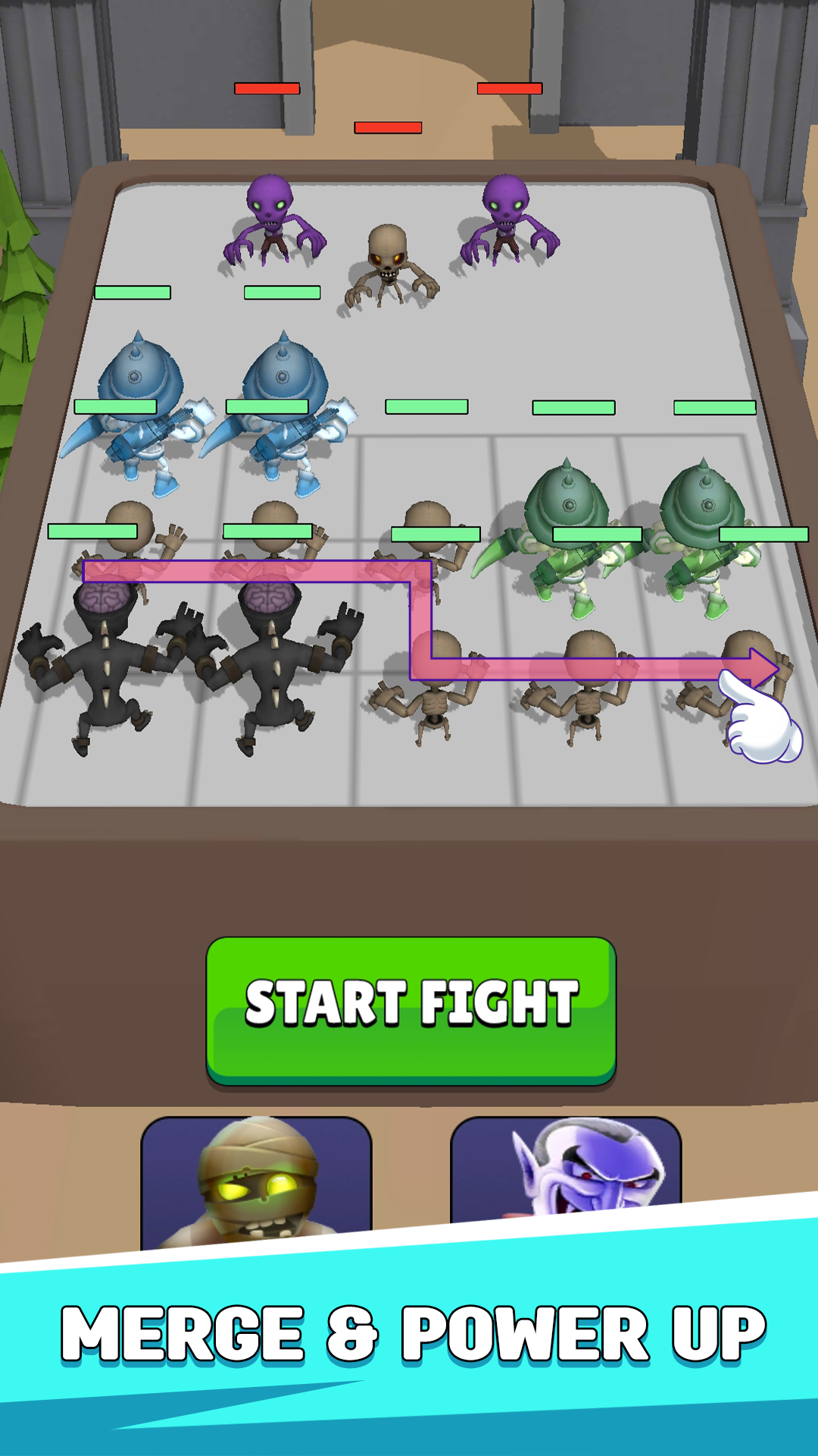 اسکرین شات 1 بازی Merge monster: survival zombie