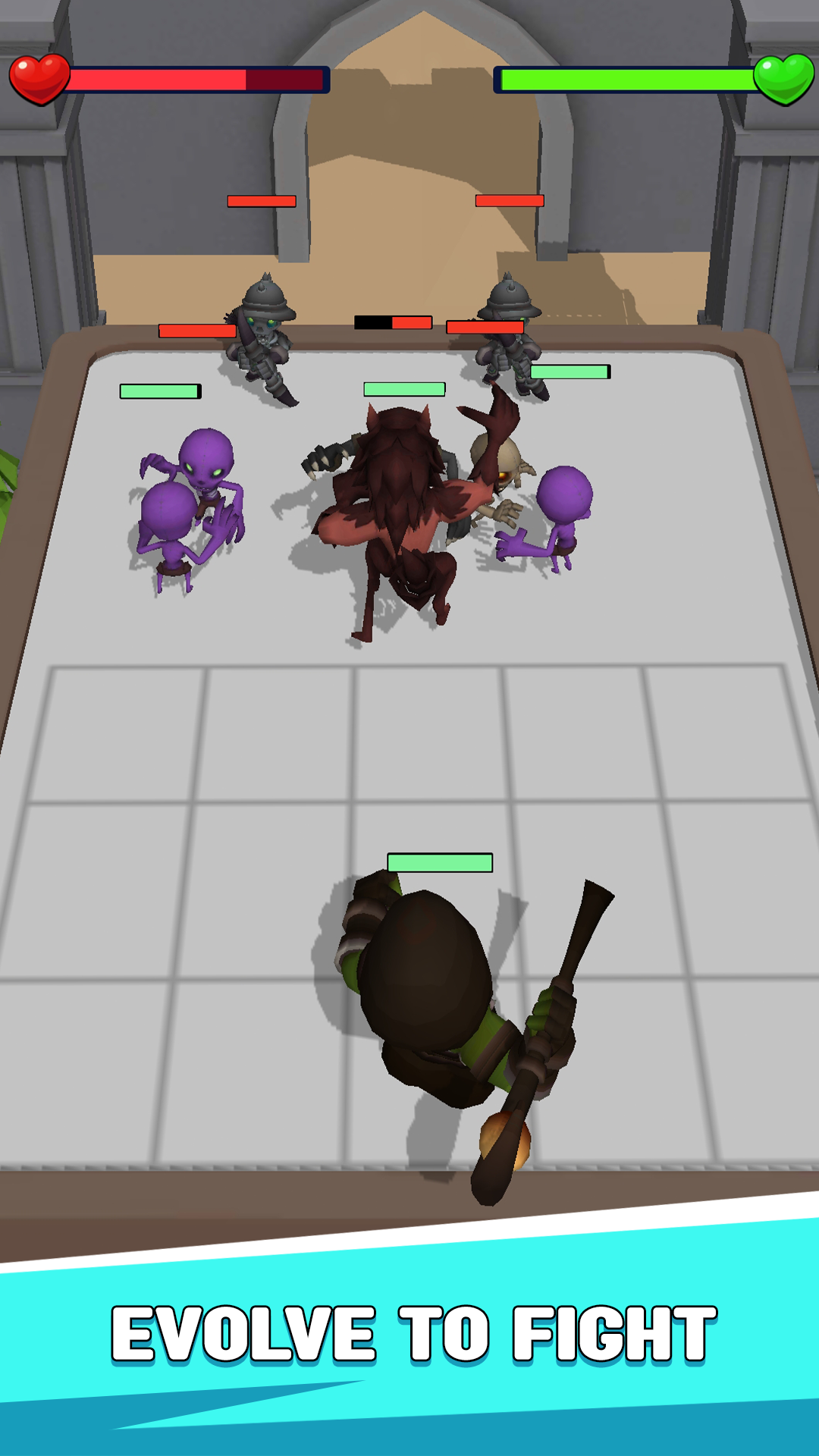 اسکرین شات 3 بازی Merge monster: survival zombie