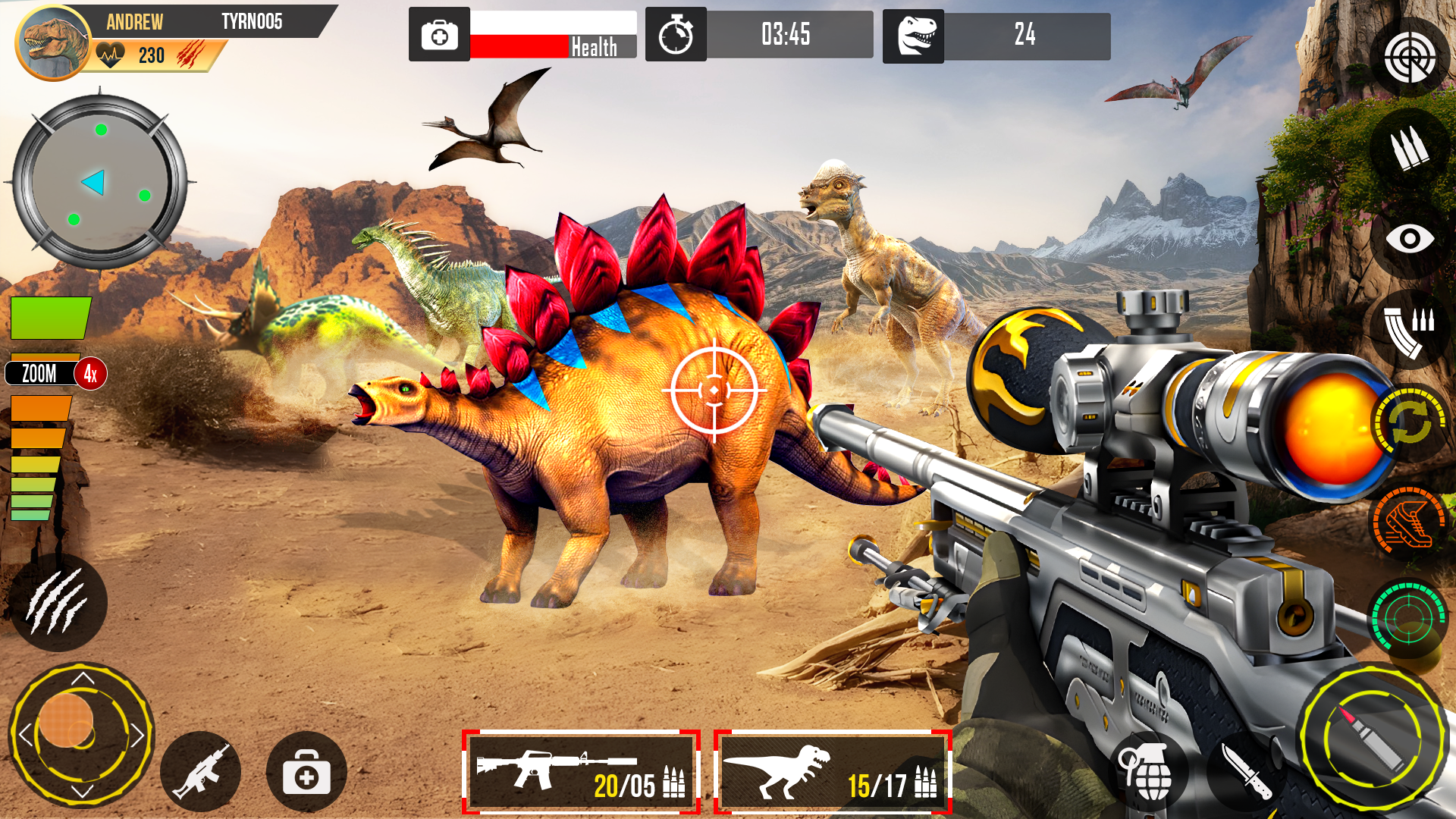 اسکرین شات 5 بازی Real Dino Hunting Zoo Games