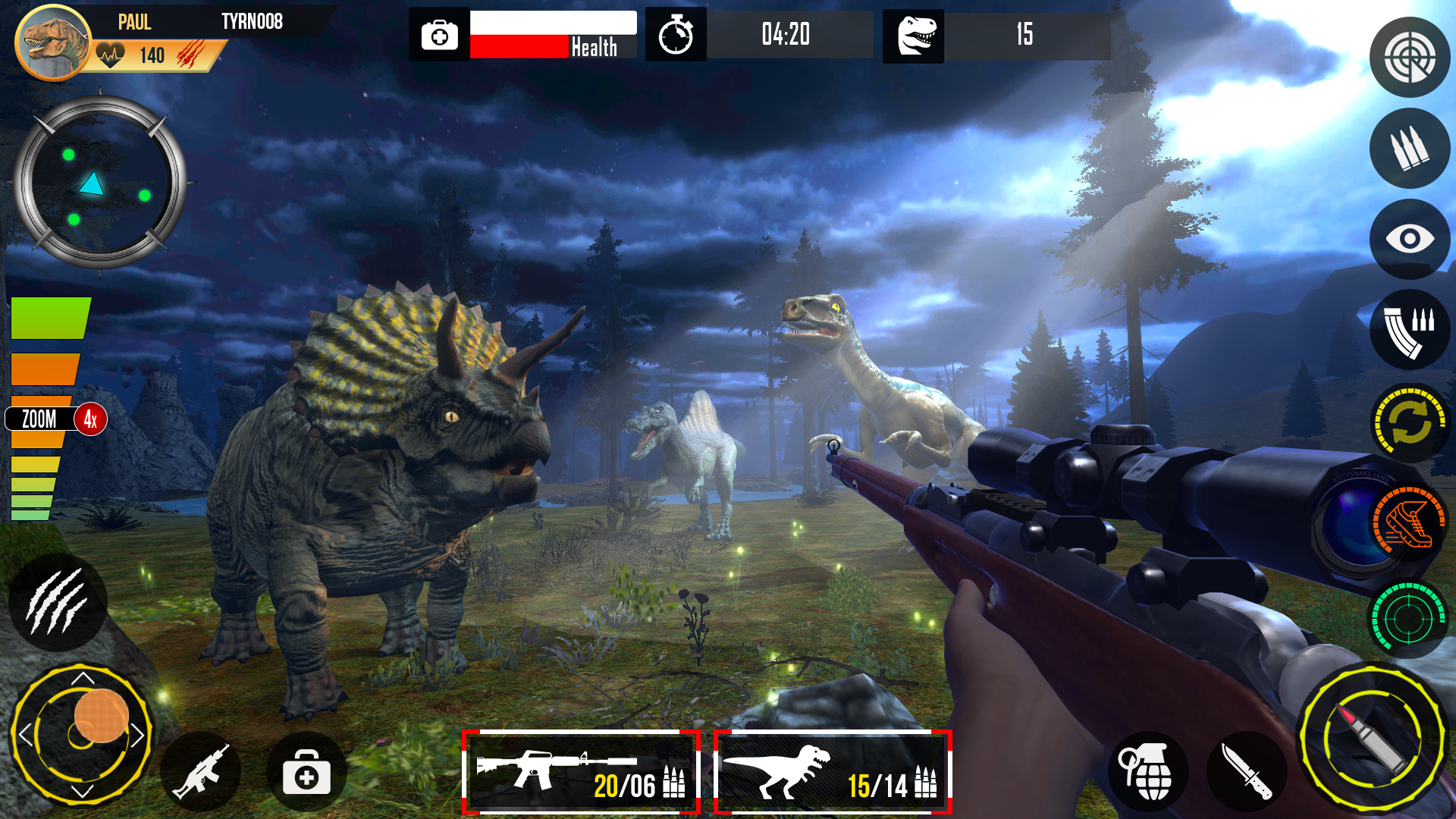 اسکرین شات 8 بازی Real Dino Hunting Zoo Games