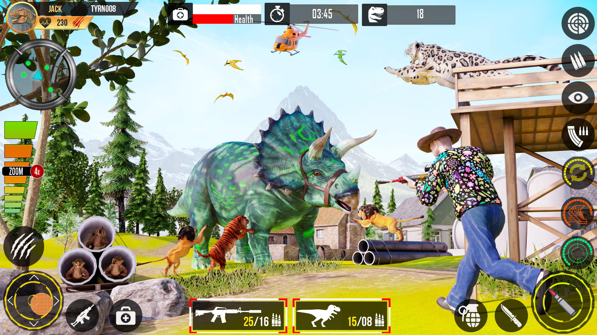 اسکرین شات 4 بازی Real Dino Hunting Gun Games