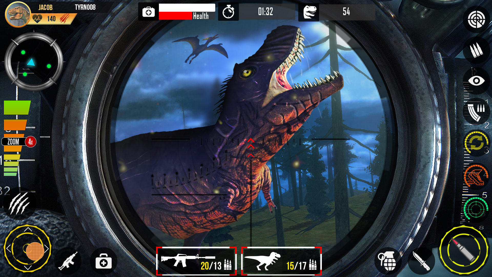 اسکرین شات 4 بازی Real Dino Hunting Zoo Games