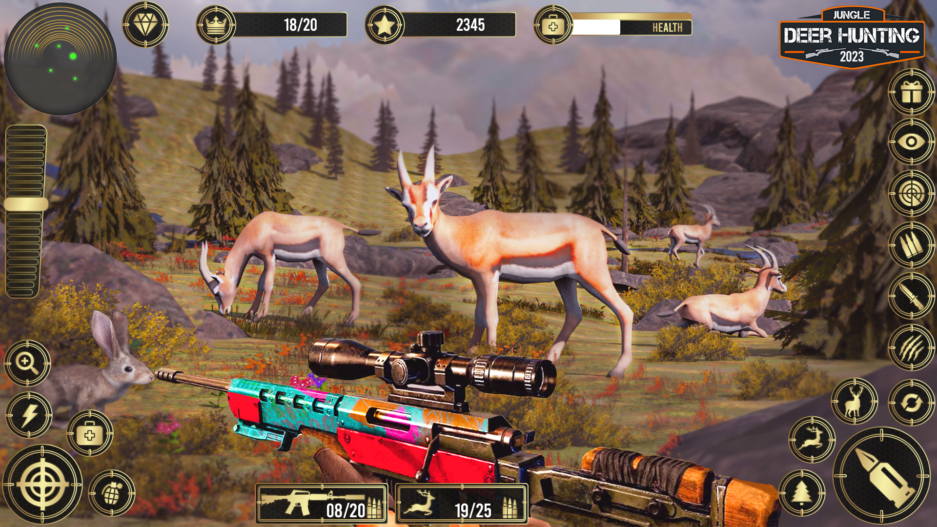 اسکرین شات 8 برنامه Jungle Deer Hunting Games 3D