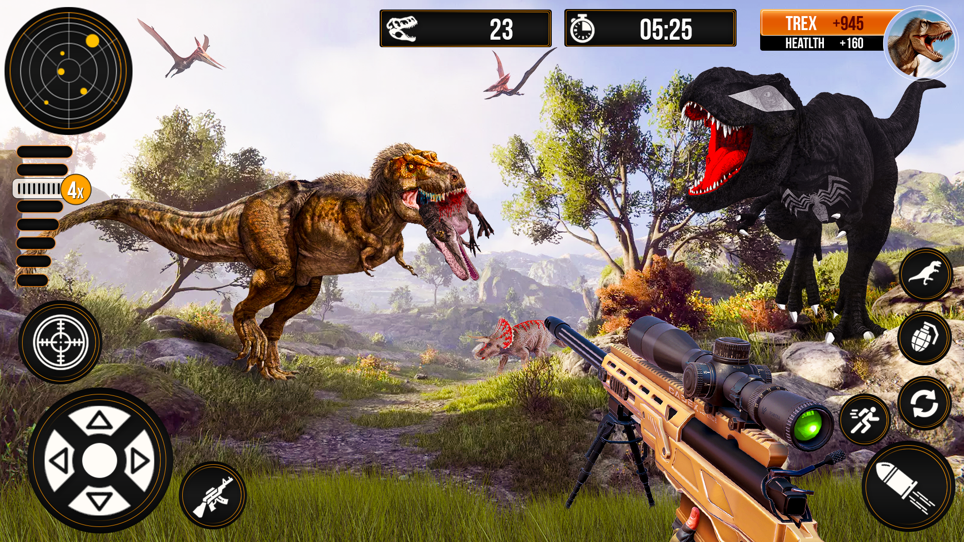 اسکرین شات 4 بازی Dino Hunter Zoo Dinosaur Games