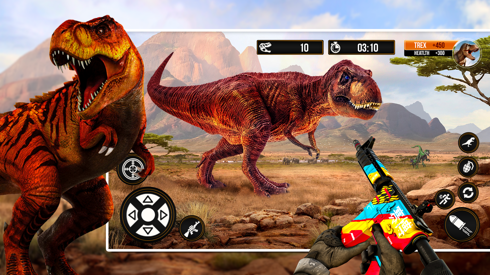 اسکرین شات 7 بازی Dino Hunter Zoo Dinosaur Games