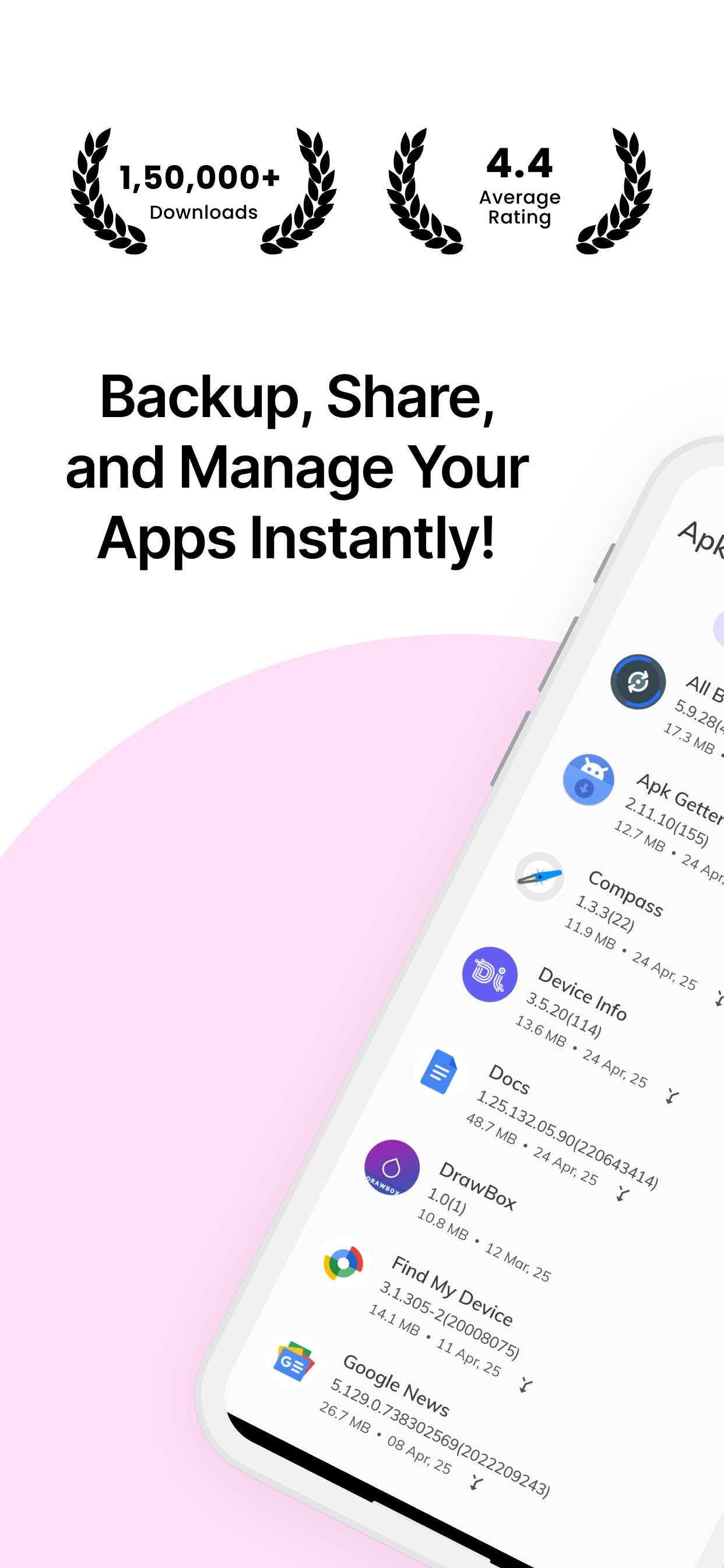اسکرین شات 1 برنامه Apk Getter - Extractor