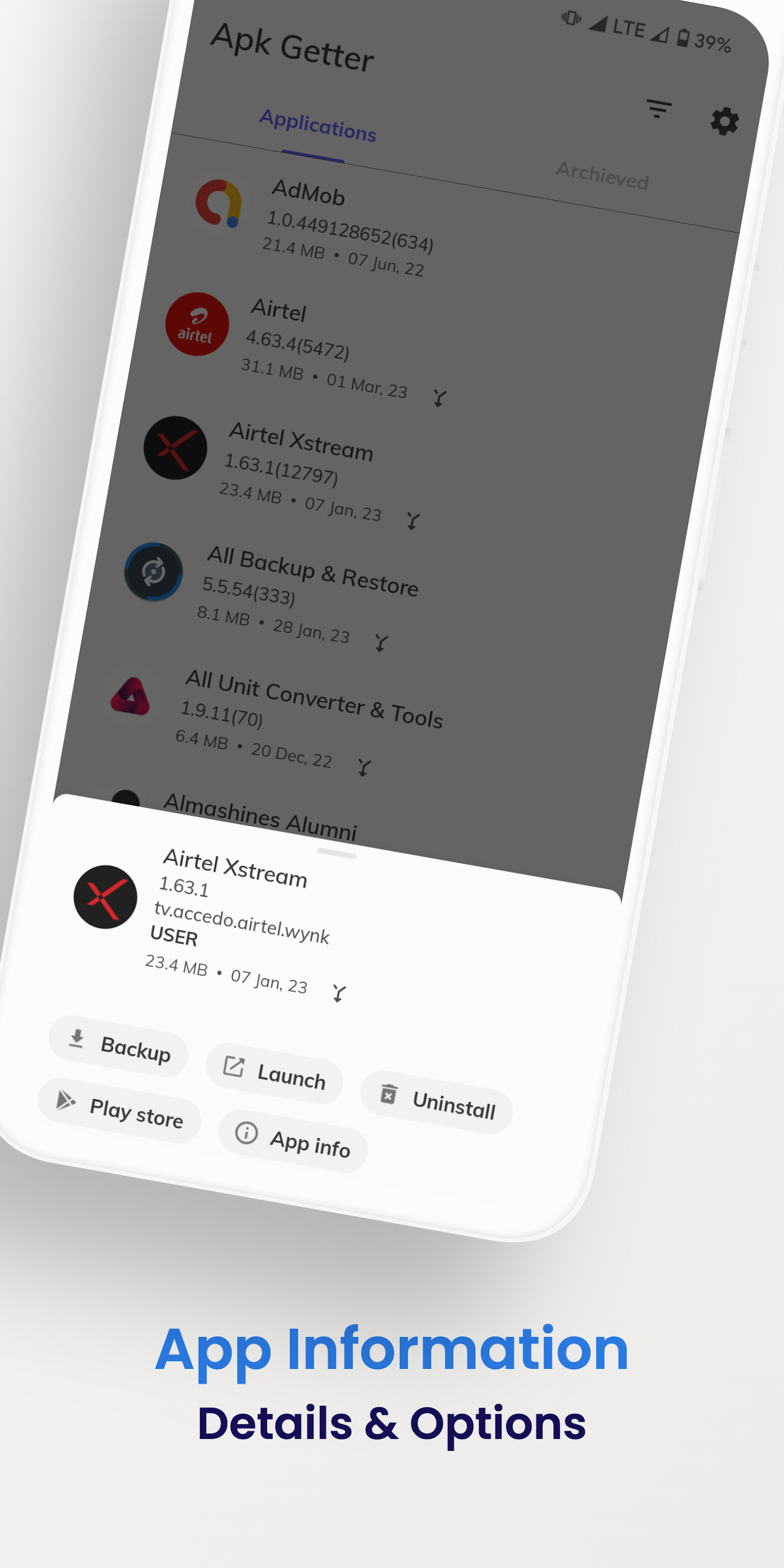اسکرین شات 4 برنامه Apk Getter - Extractor