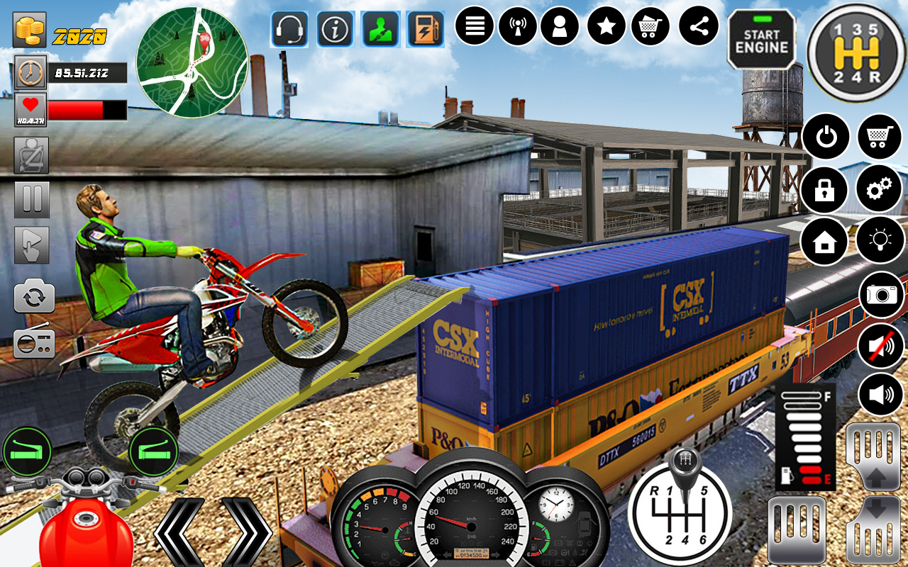 اسکرین شات 2 برنامه Impossible Ramp Bike Stunt
