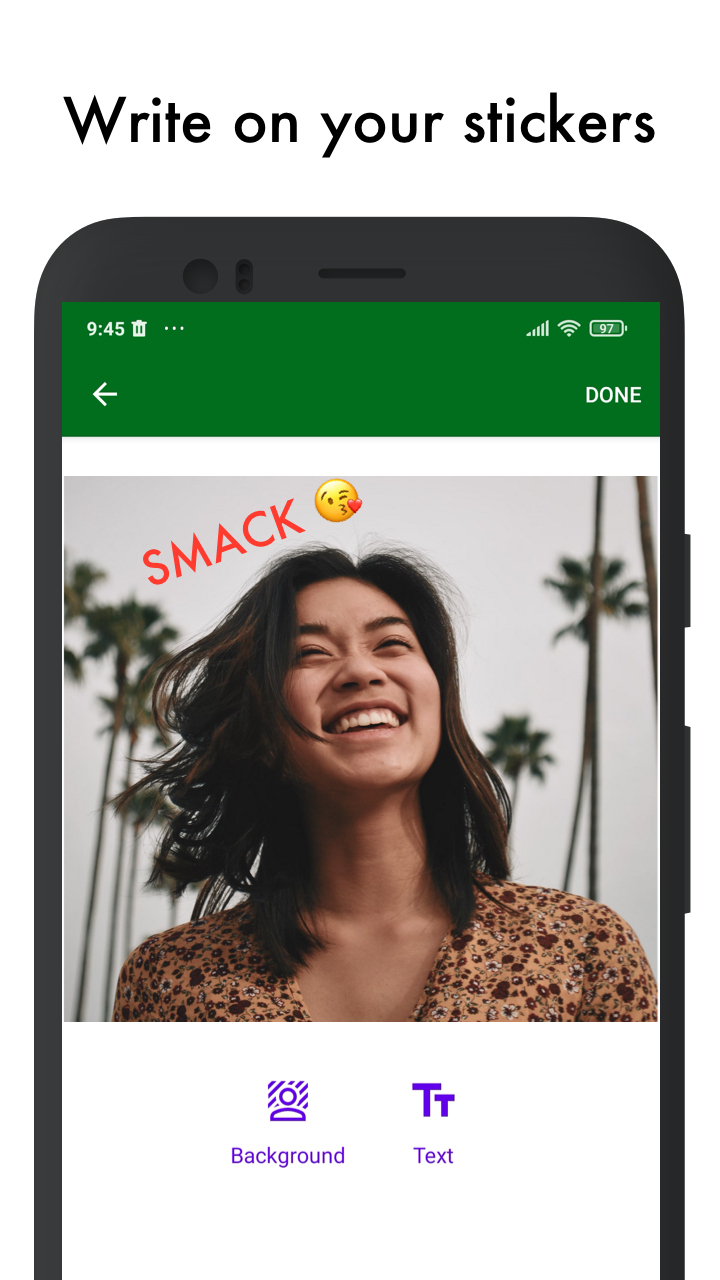 اسکرین شات 5 برنامه Pop Stickers - Sticker Maker