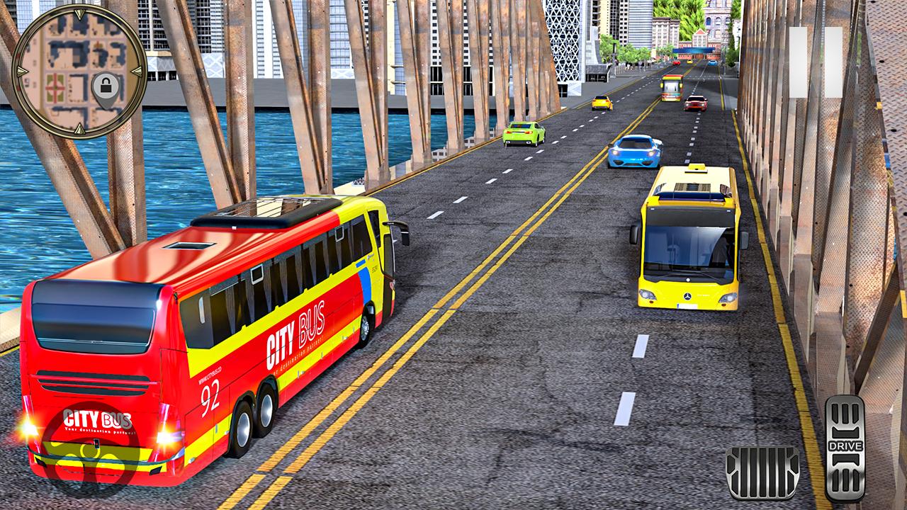 اسکرین شات 4 برنامه Modern City Coach Bus Driving