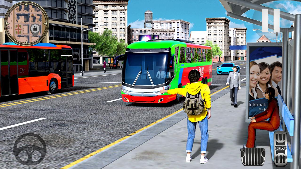 اسکرین شات 1 برنامه Modern City Coach Bus Driving