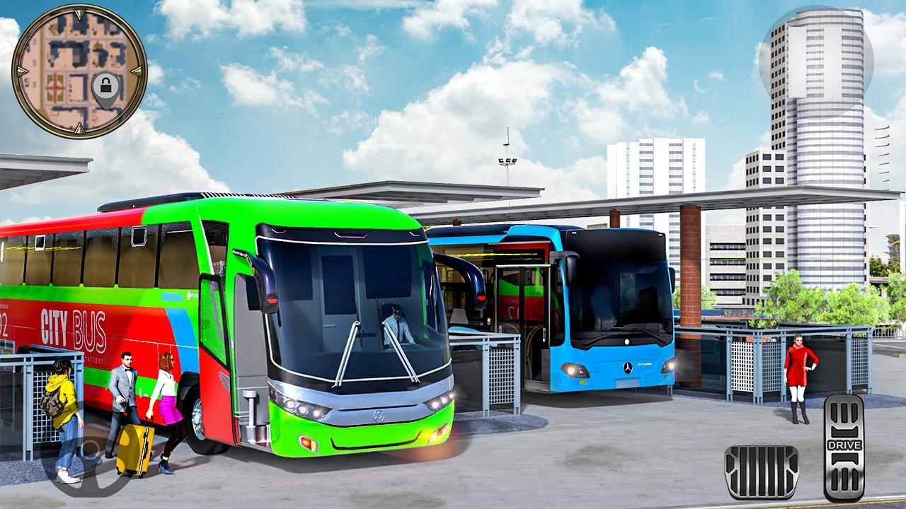 اسکرین شات 2 برنامه Modern City Coach Bus Driving