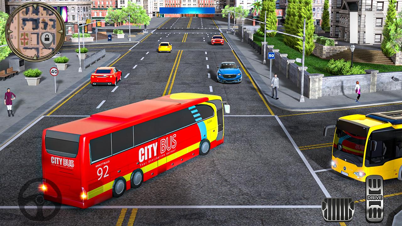 اسکرین شات 3 برنامه Modern City Coach Bus Driving
