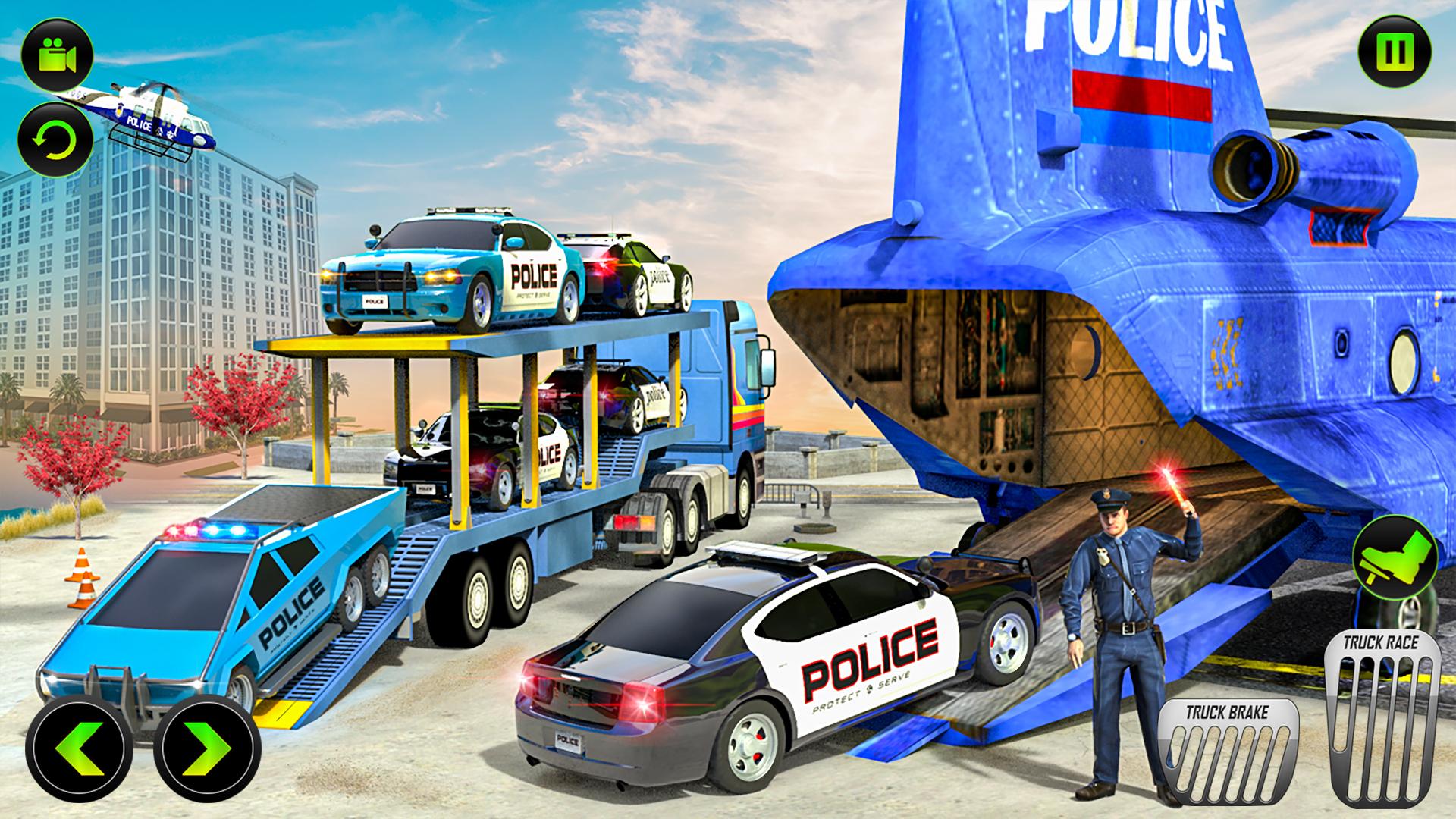 اسکرین شات 2 برنامه US Police CyberTruck Car