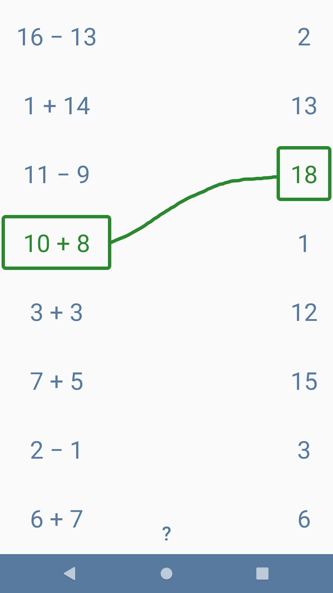 اسکرین شات 3 بازی Math for kids - Addition