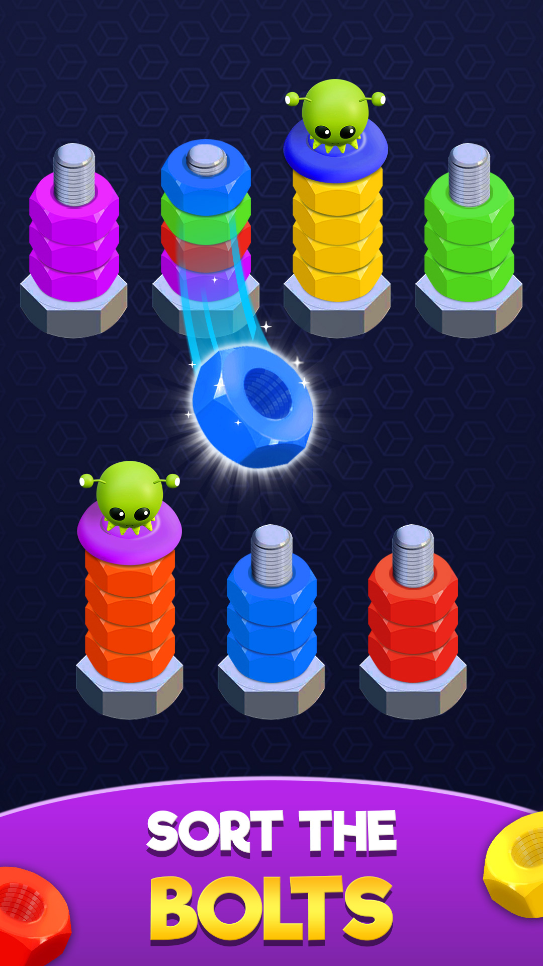 اسکرین شات 2 بازی Nuts and Bolts: Sort Puzzle