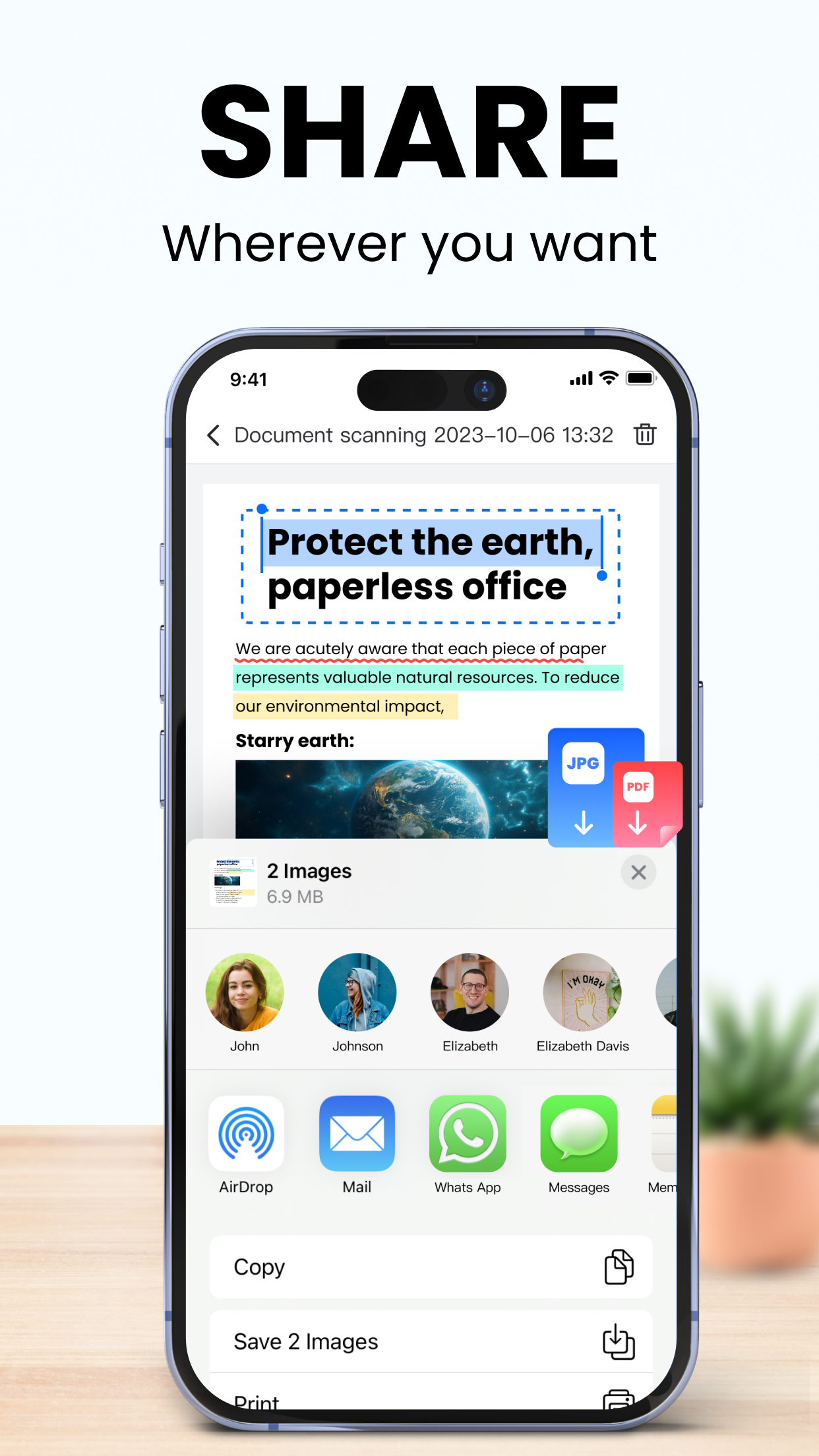 اسکرین شات 8 برنامه LightPDF Scanner: Scan & OCR