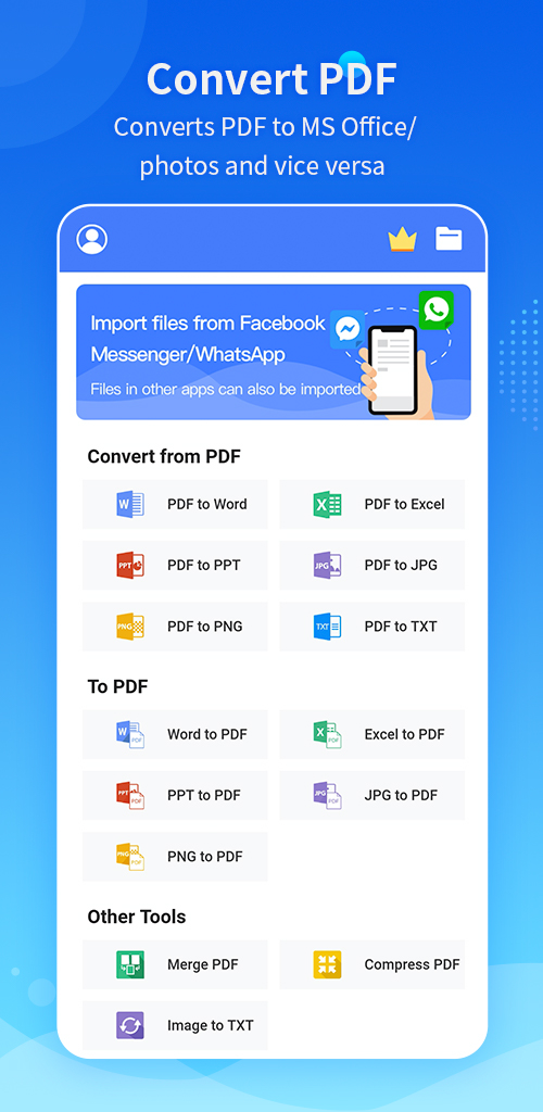 اسکرین شات 1 برنامه Apowersoft PDF Converter